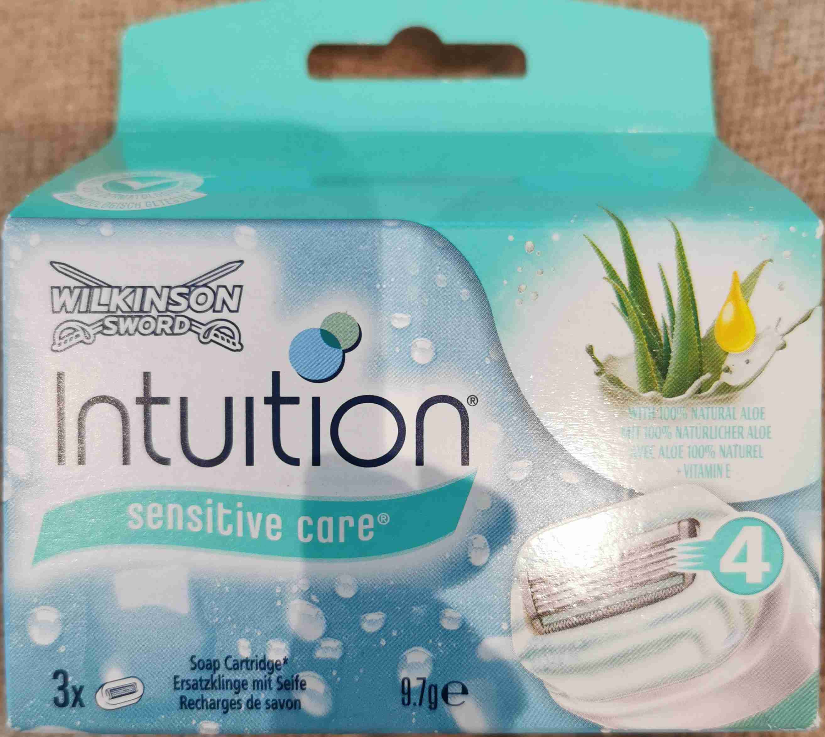 Intuition Ersatzklingen mit Seife Sensitive Care