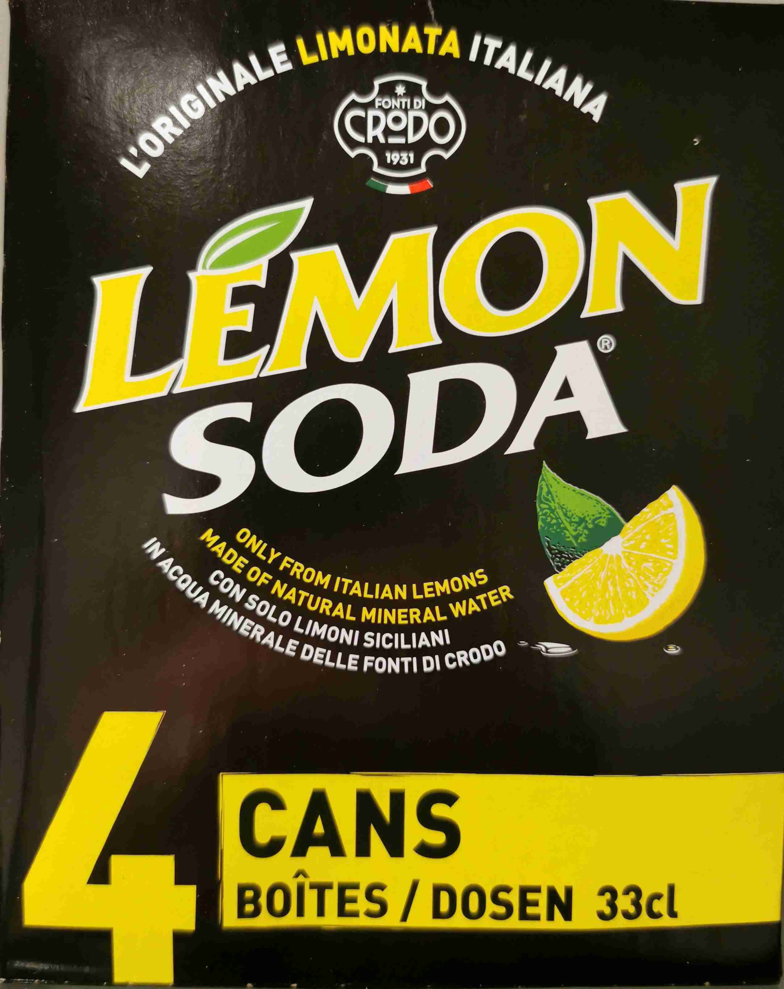 Lemon Soda 4 Dosen à 33 cl