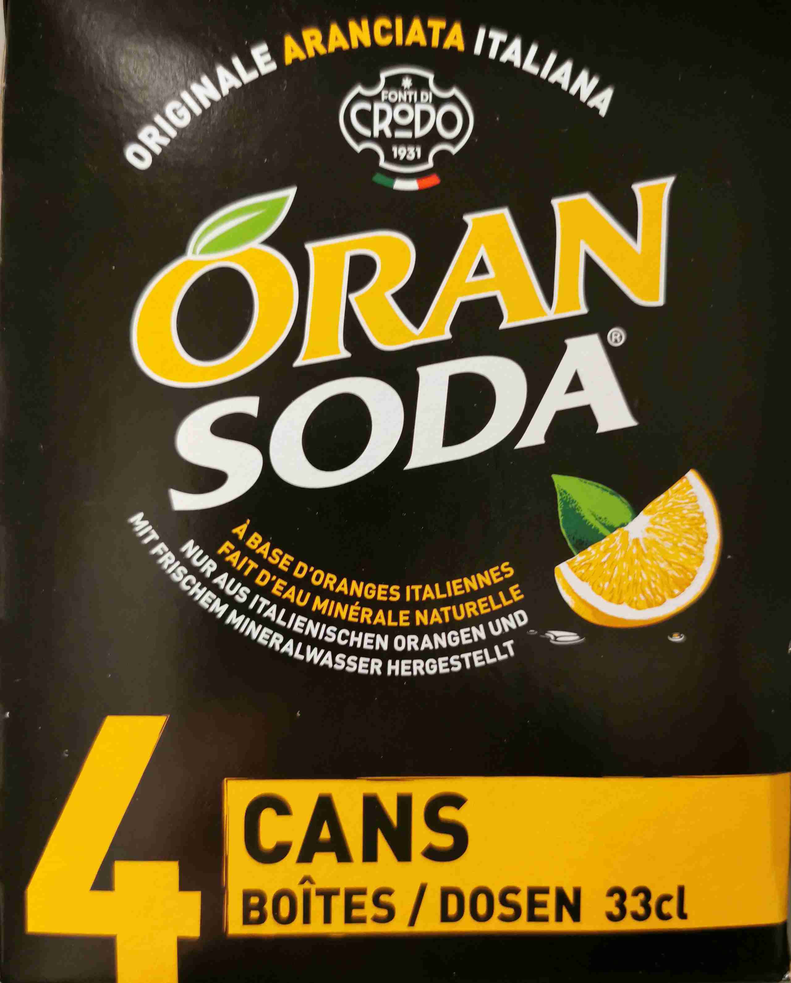 Oran Soda 4 Dosen à 33 cl