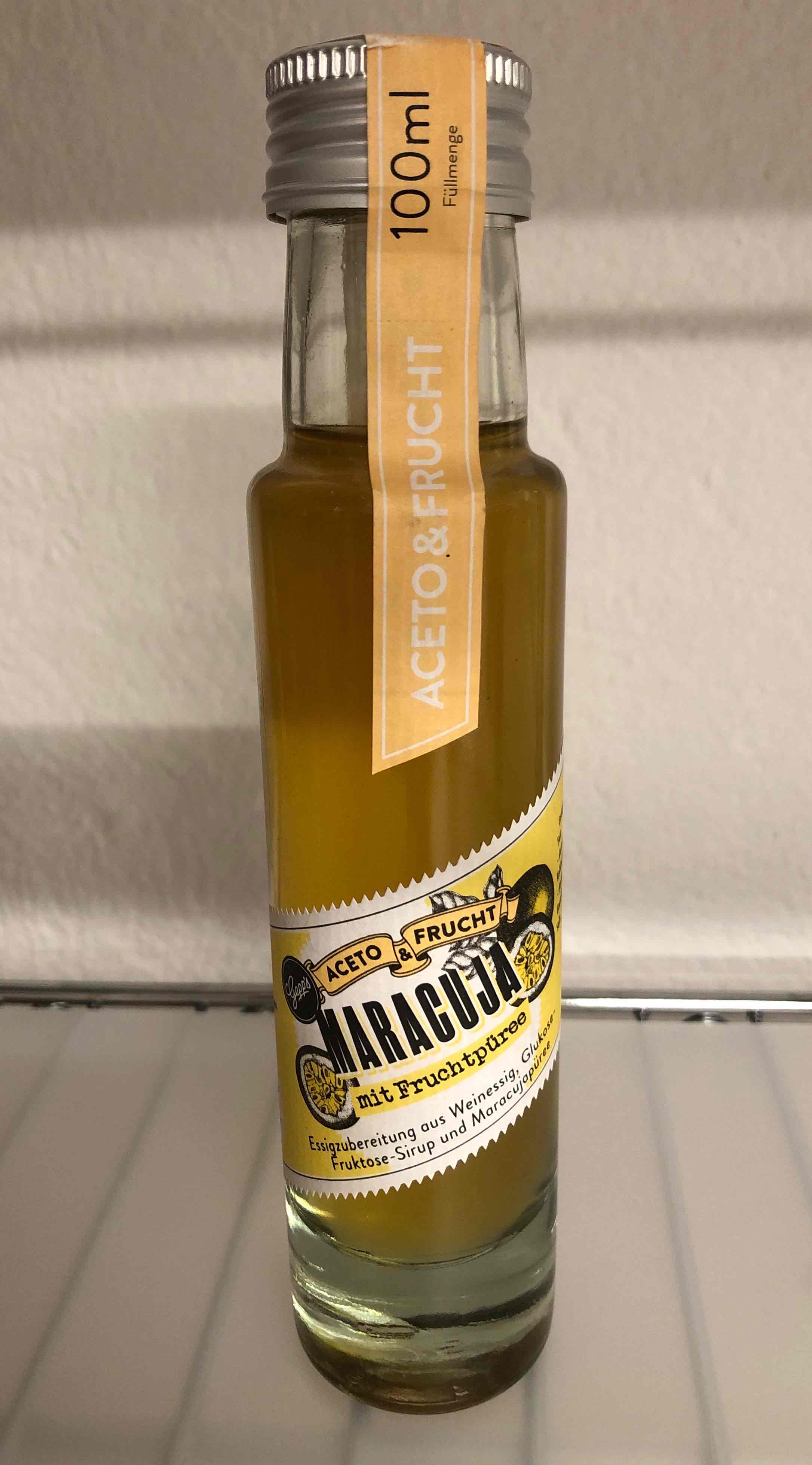 Essig mit Maracuja
