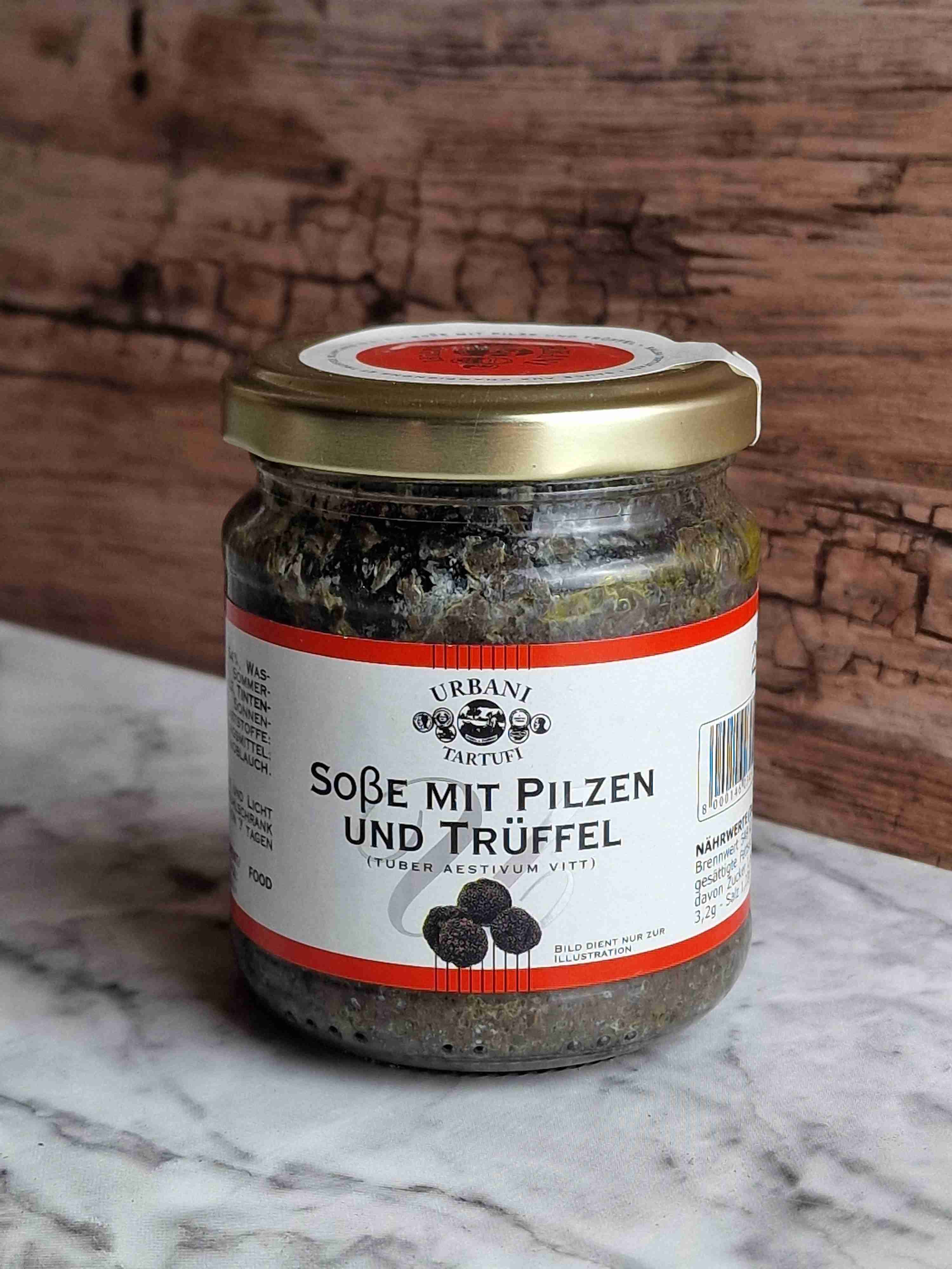 Soße mit Pilzen und Trüffel