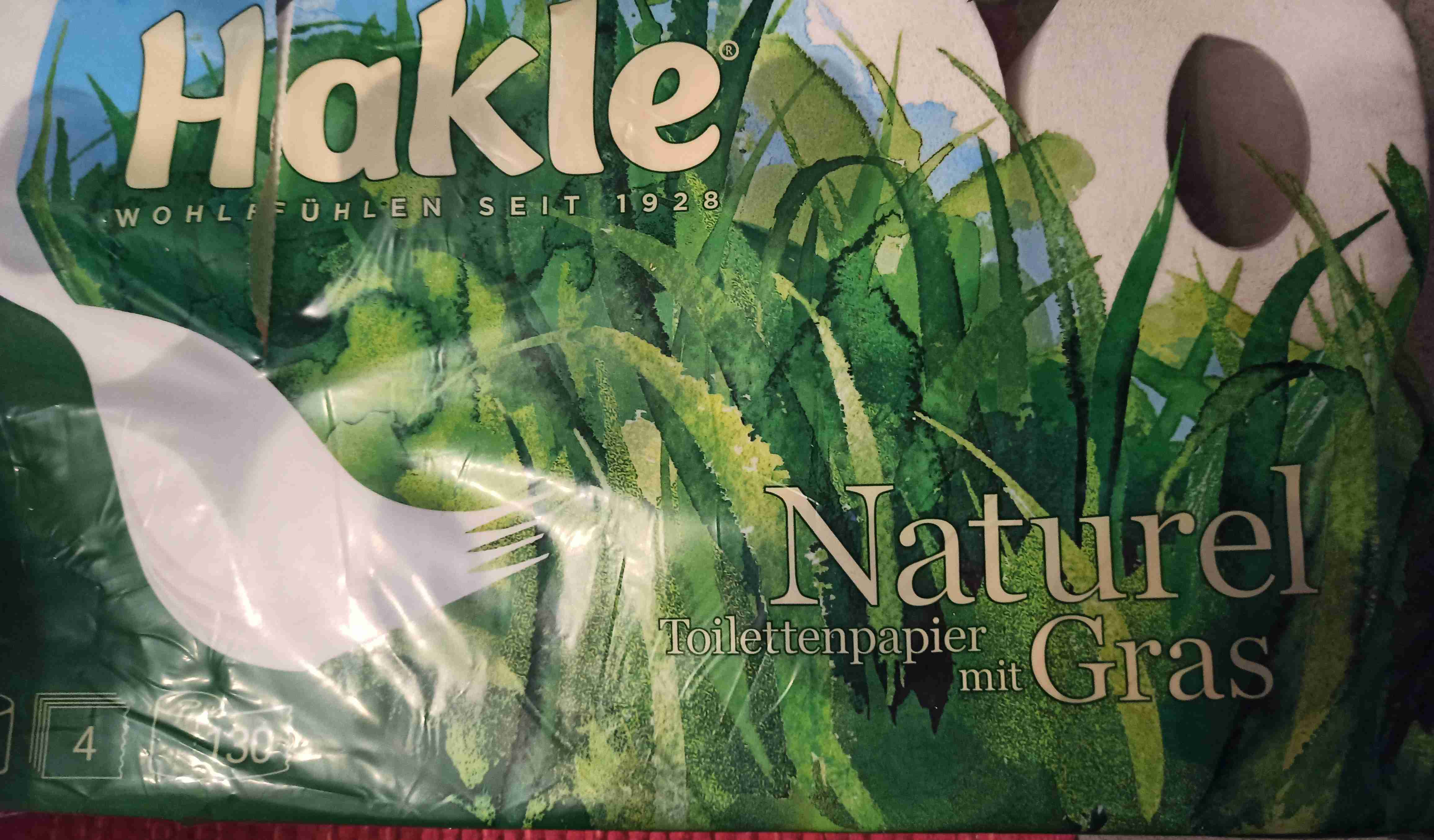 Toilettenpapier Natural mit Gras