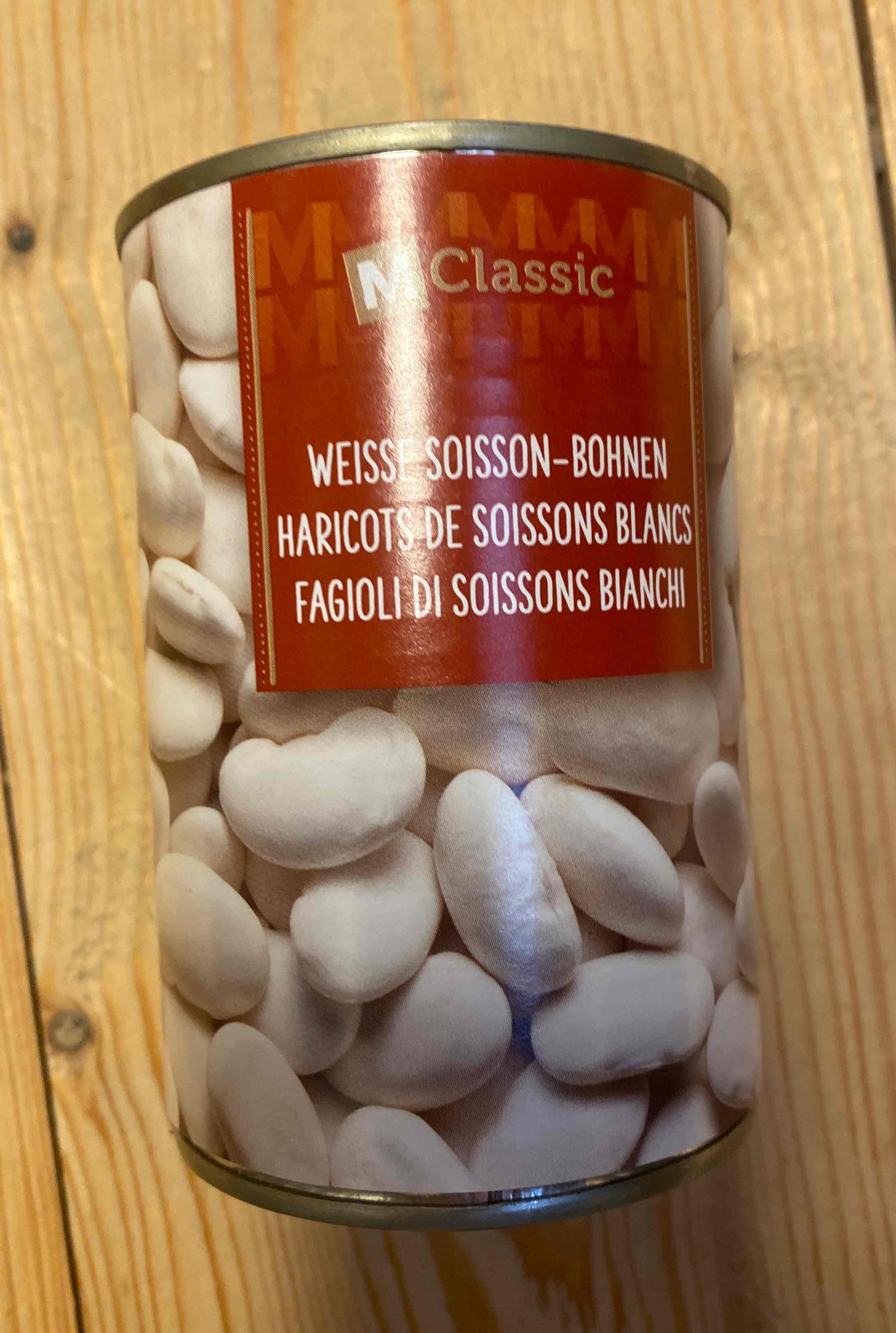 Weisse Soisson Bohnen