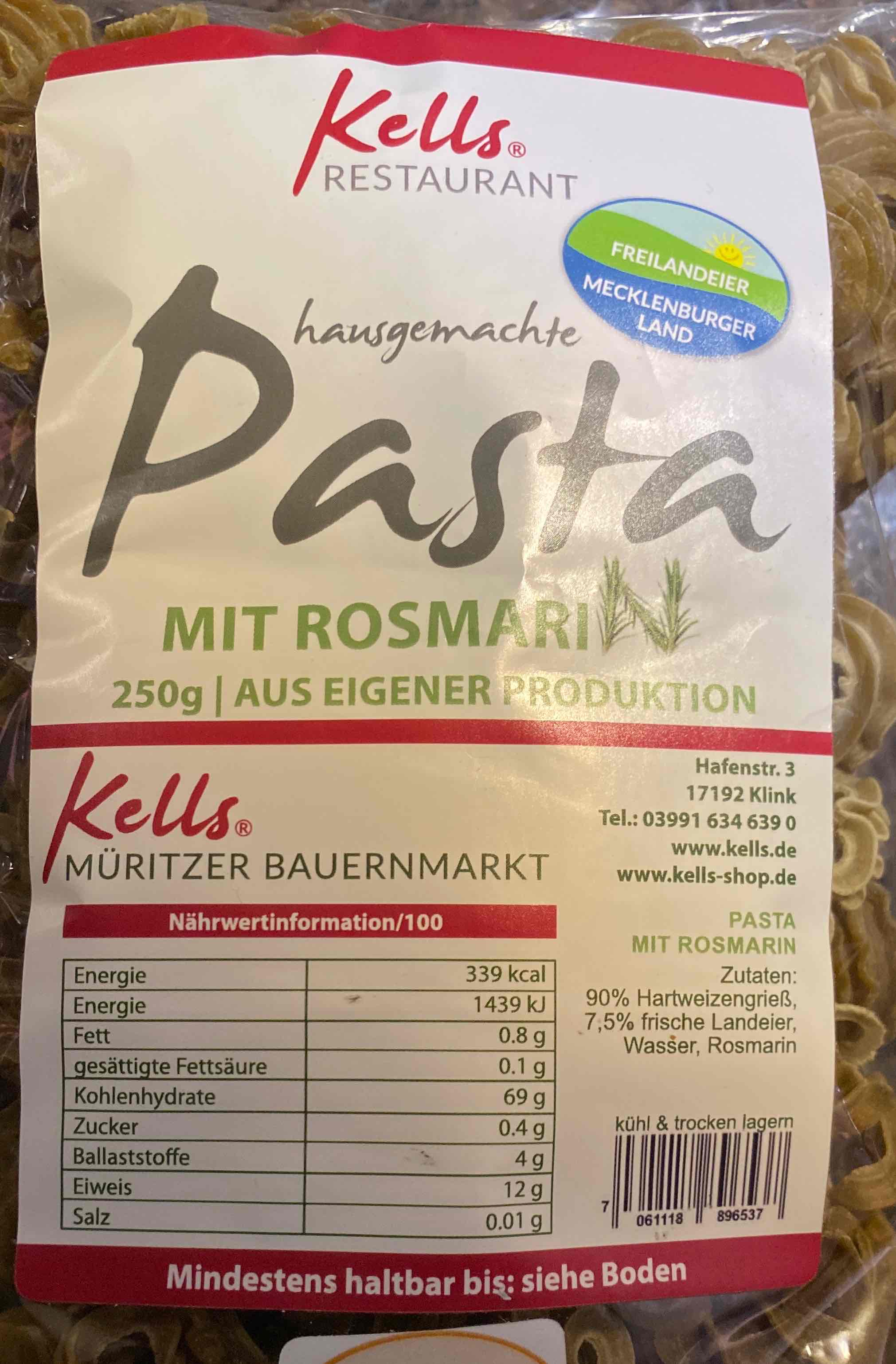 Pasta mit Rosmsrin