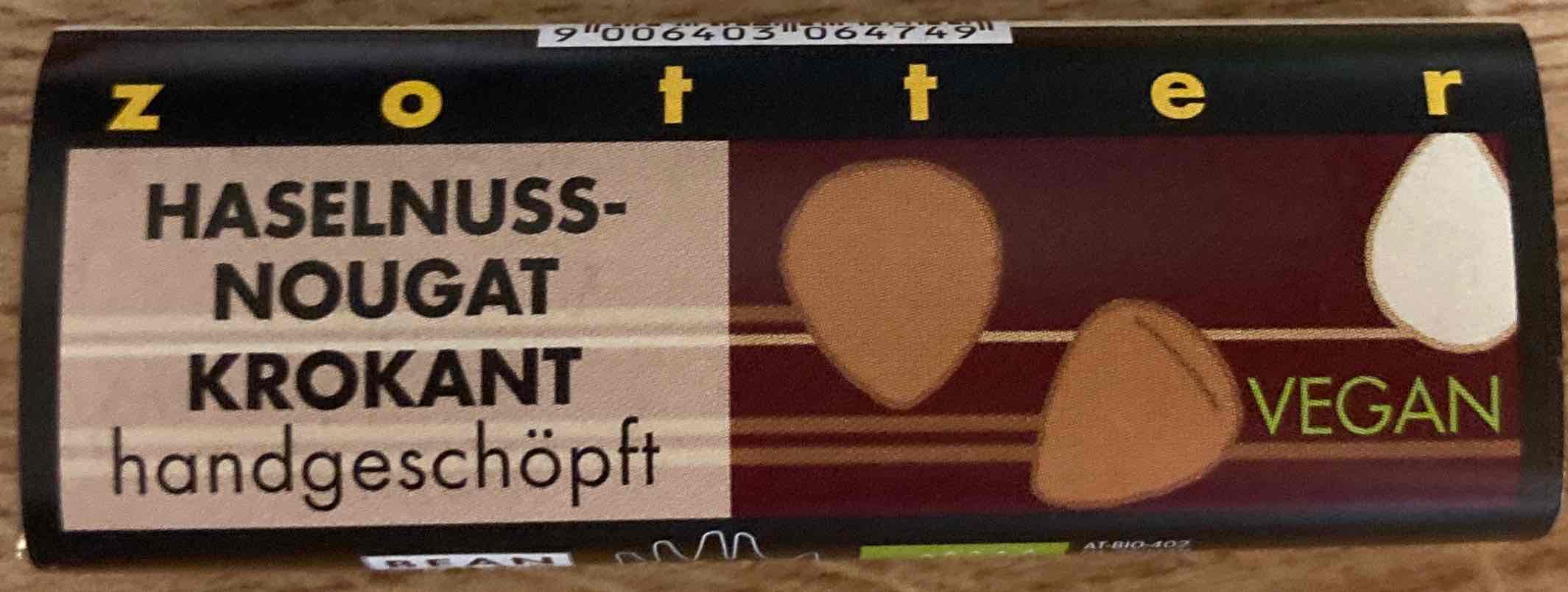 Haselnuss-Nougat Krokant