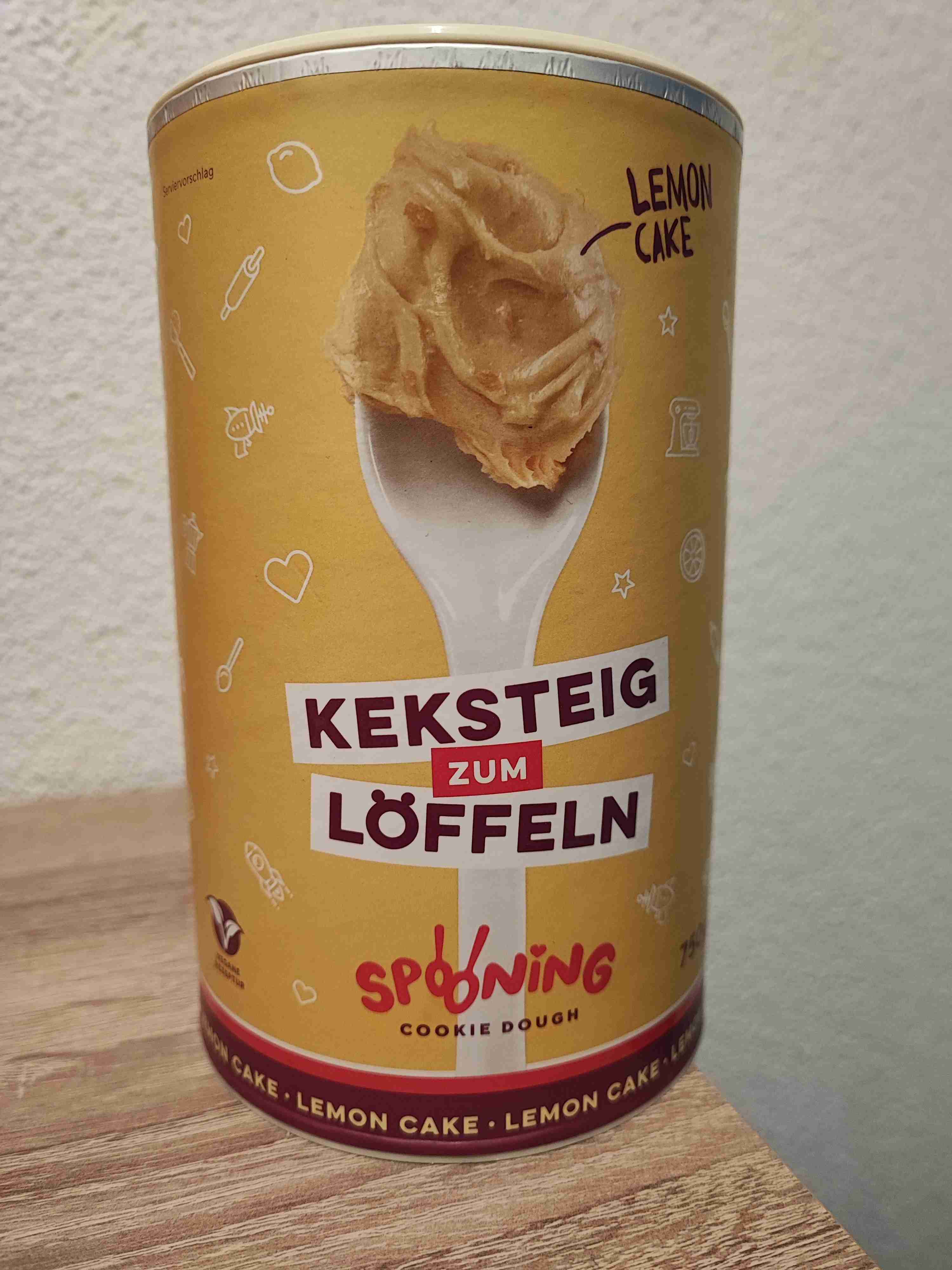 Lemon Cake keksteig zum Löffeln