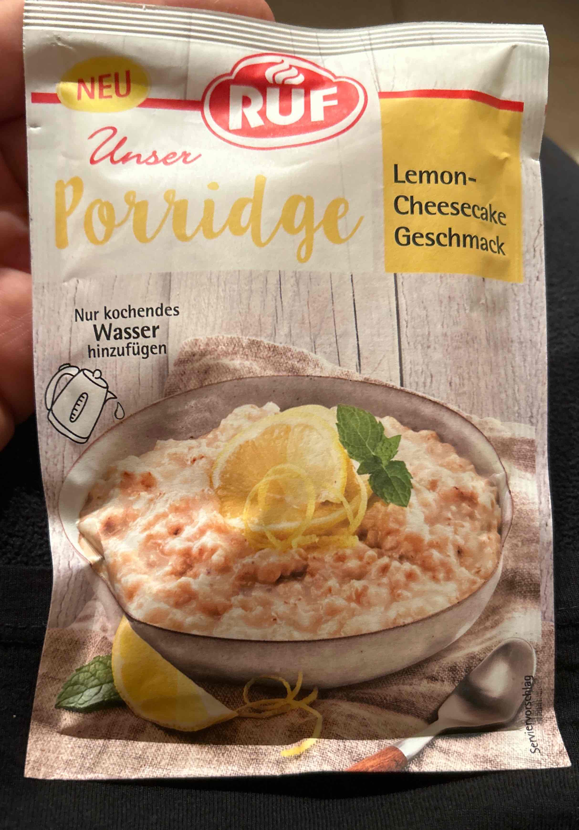 Porridge lemon