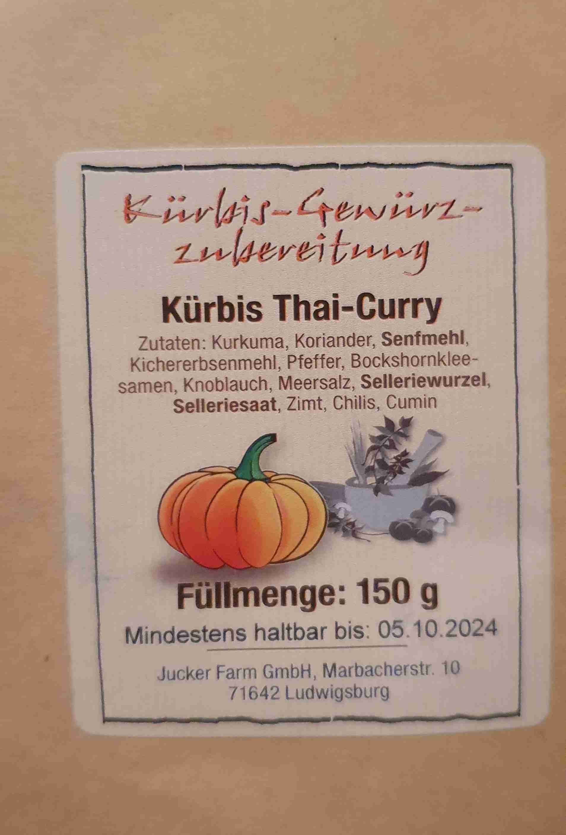 Kürbis Thai Curry
