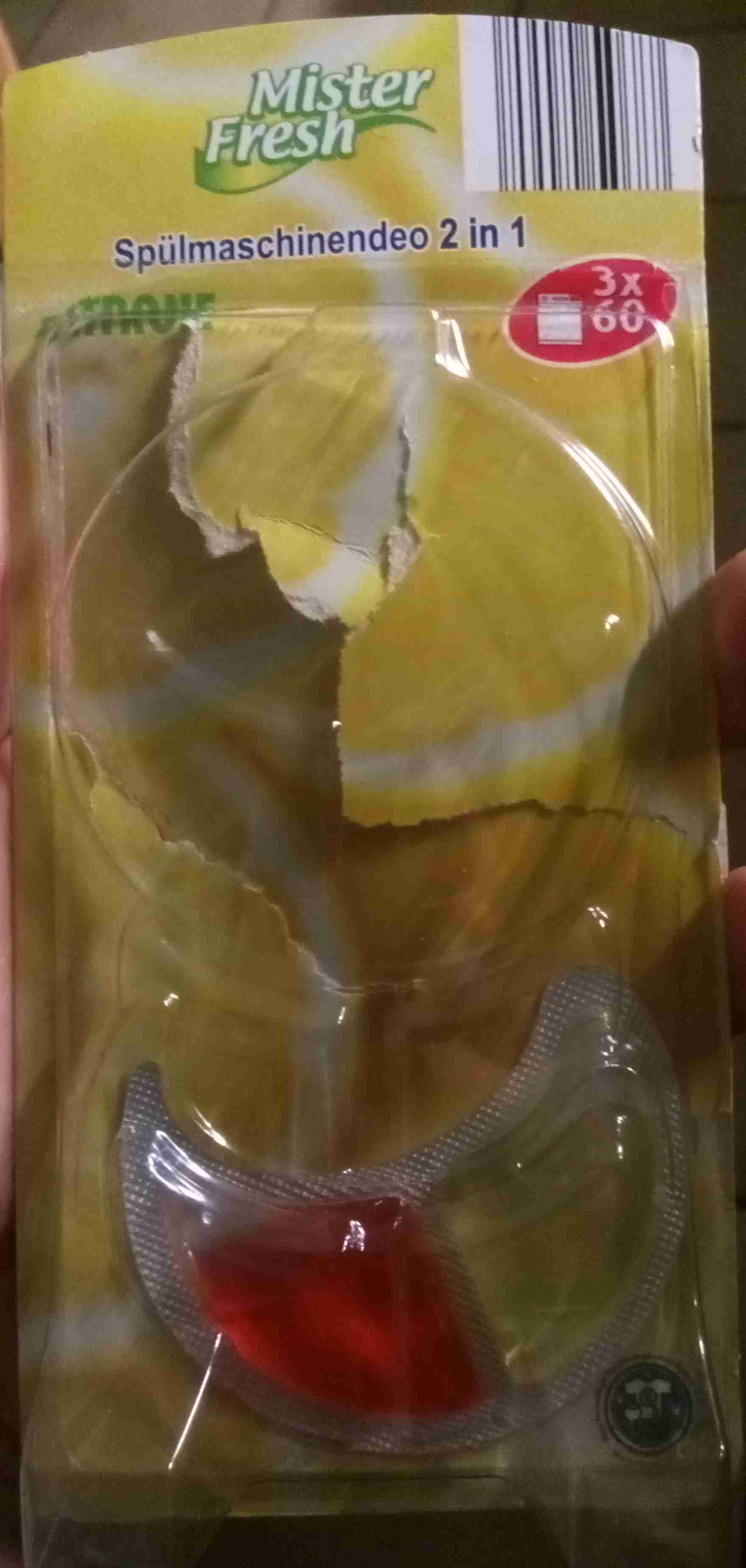 Mister Fresh Spülmaschinendeo 2in1 Zitrone