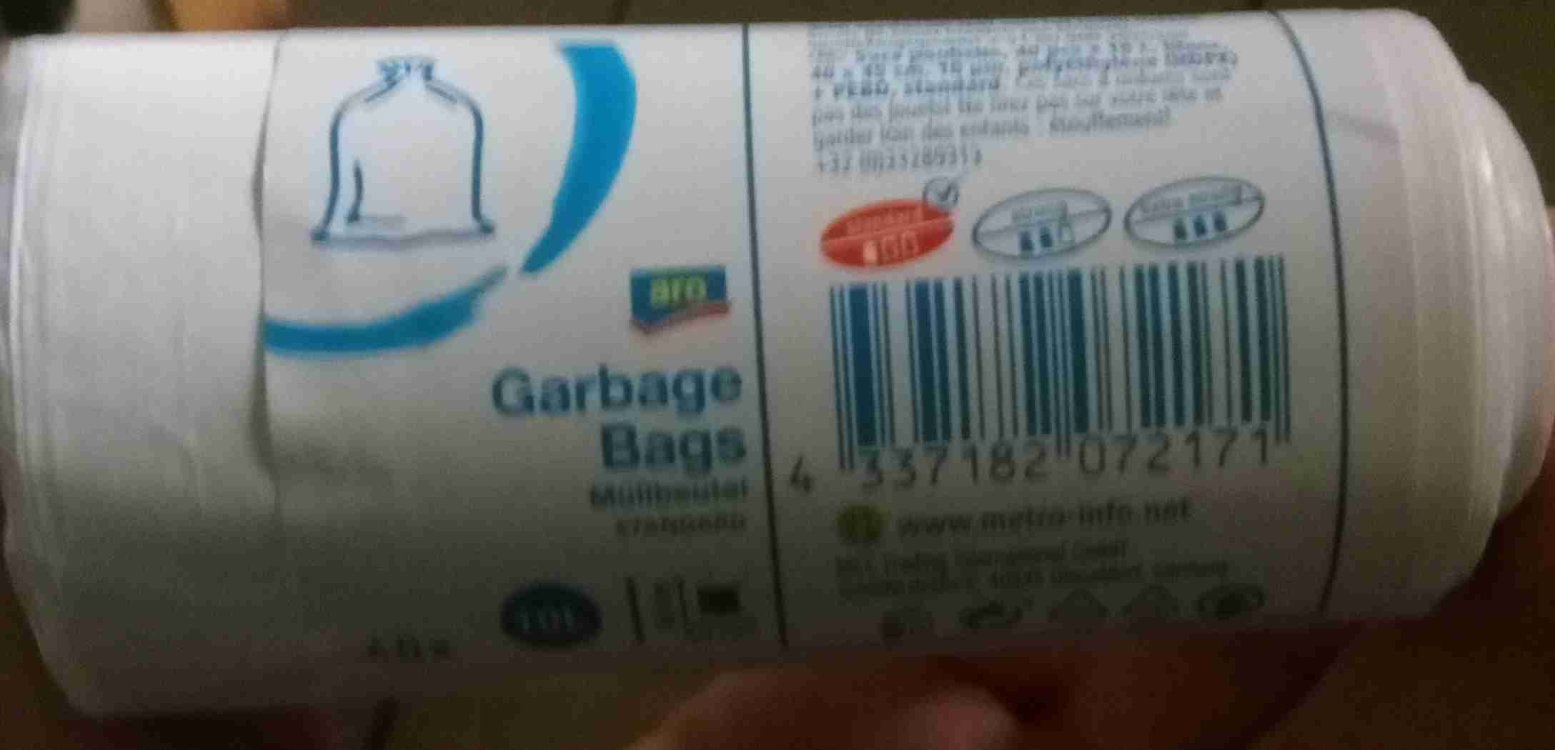Garbage Bags Müllbeutel Standard 10l