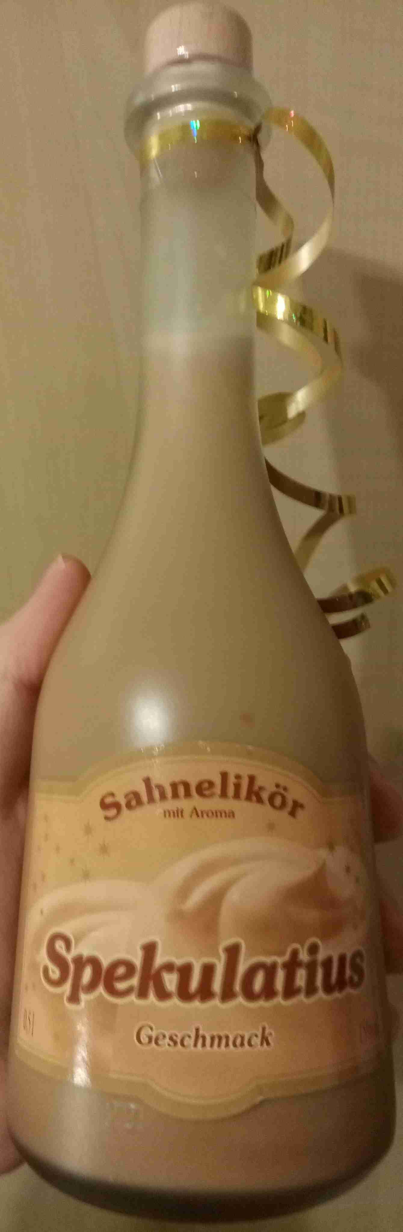 Sahnelikör mit Aroma, Spekulatius Geschmack