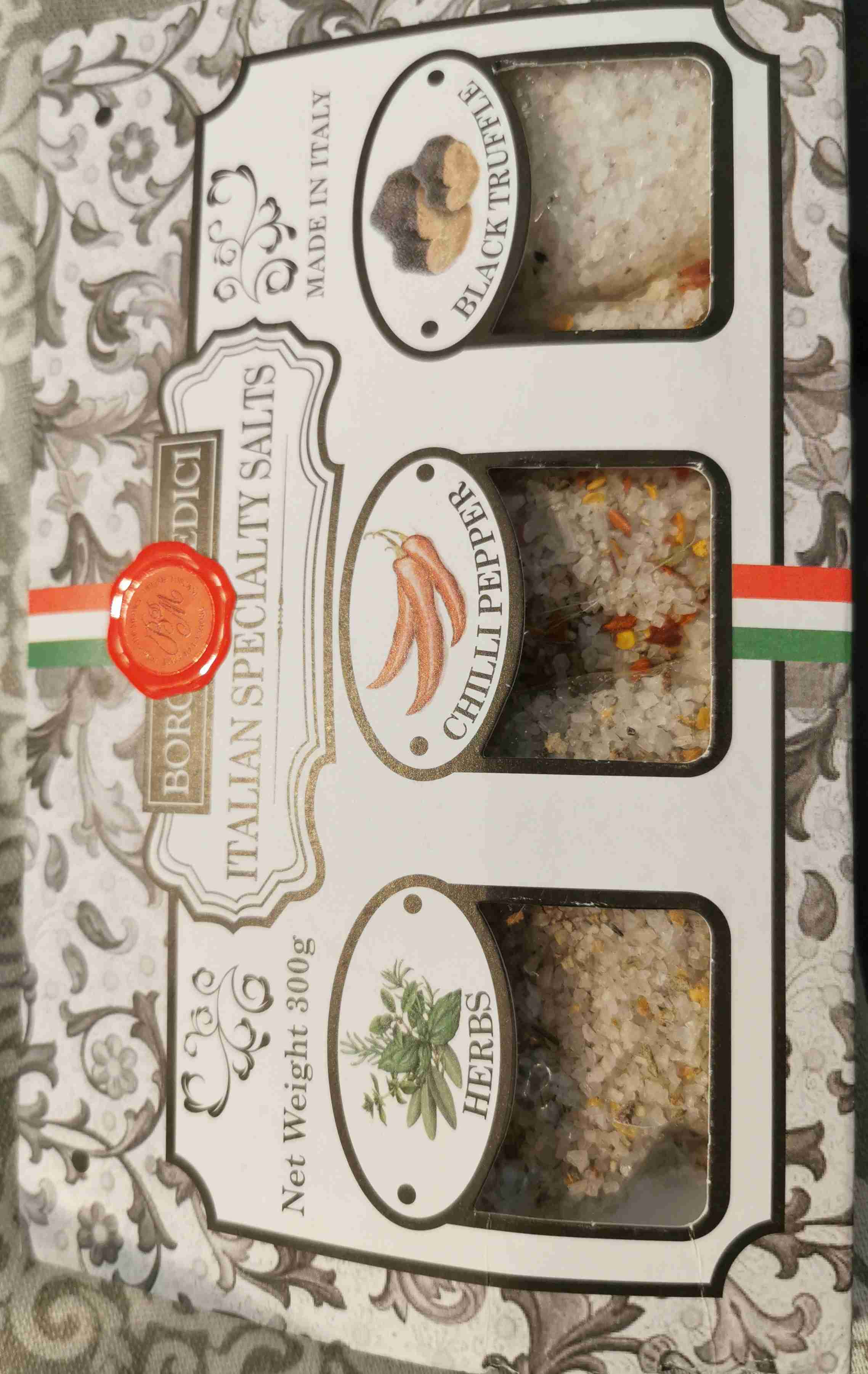 Italian specialty salts