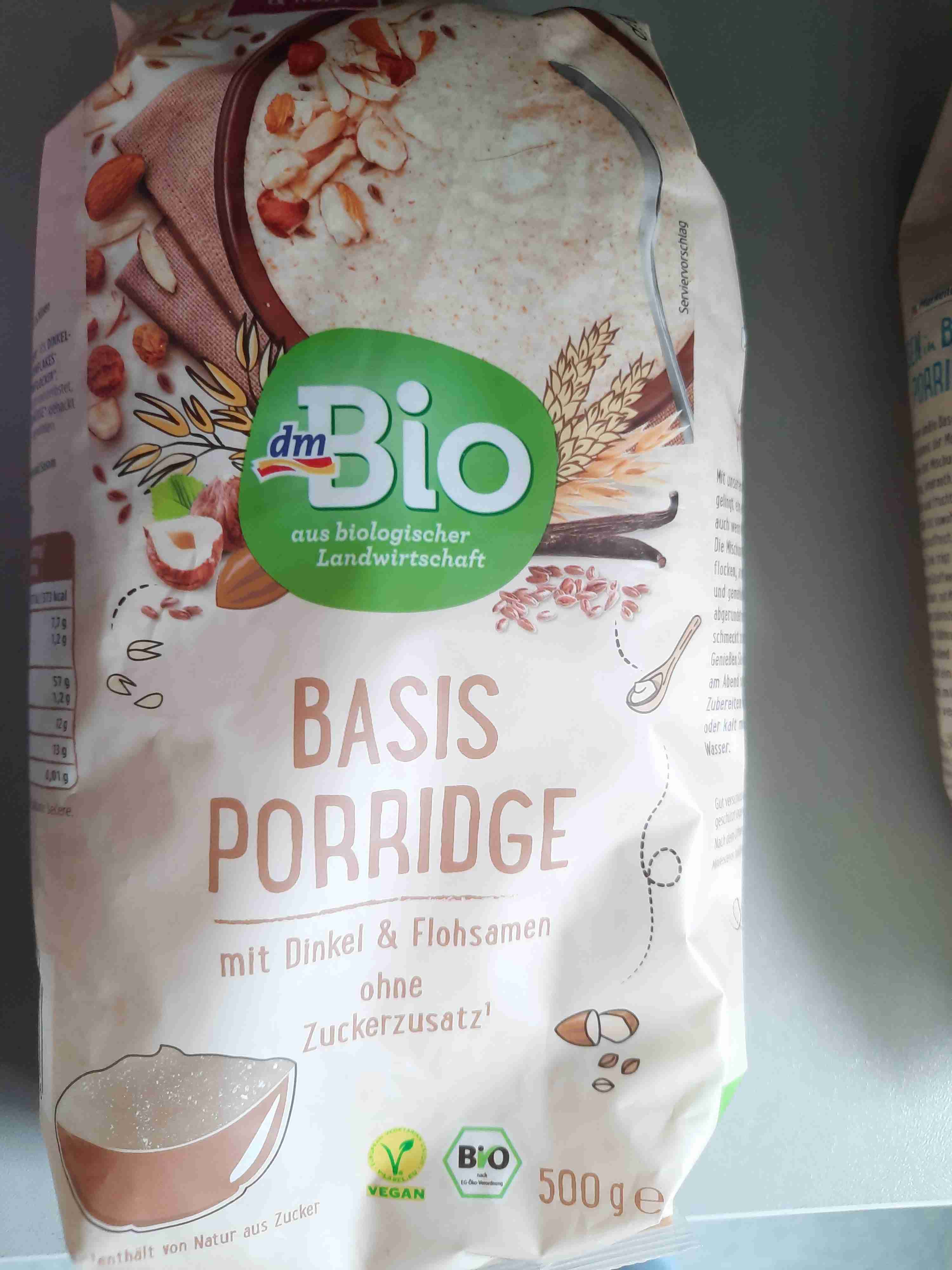 Basis Porridge mit Flohsamen