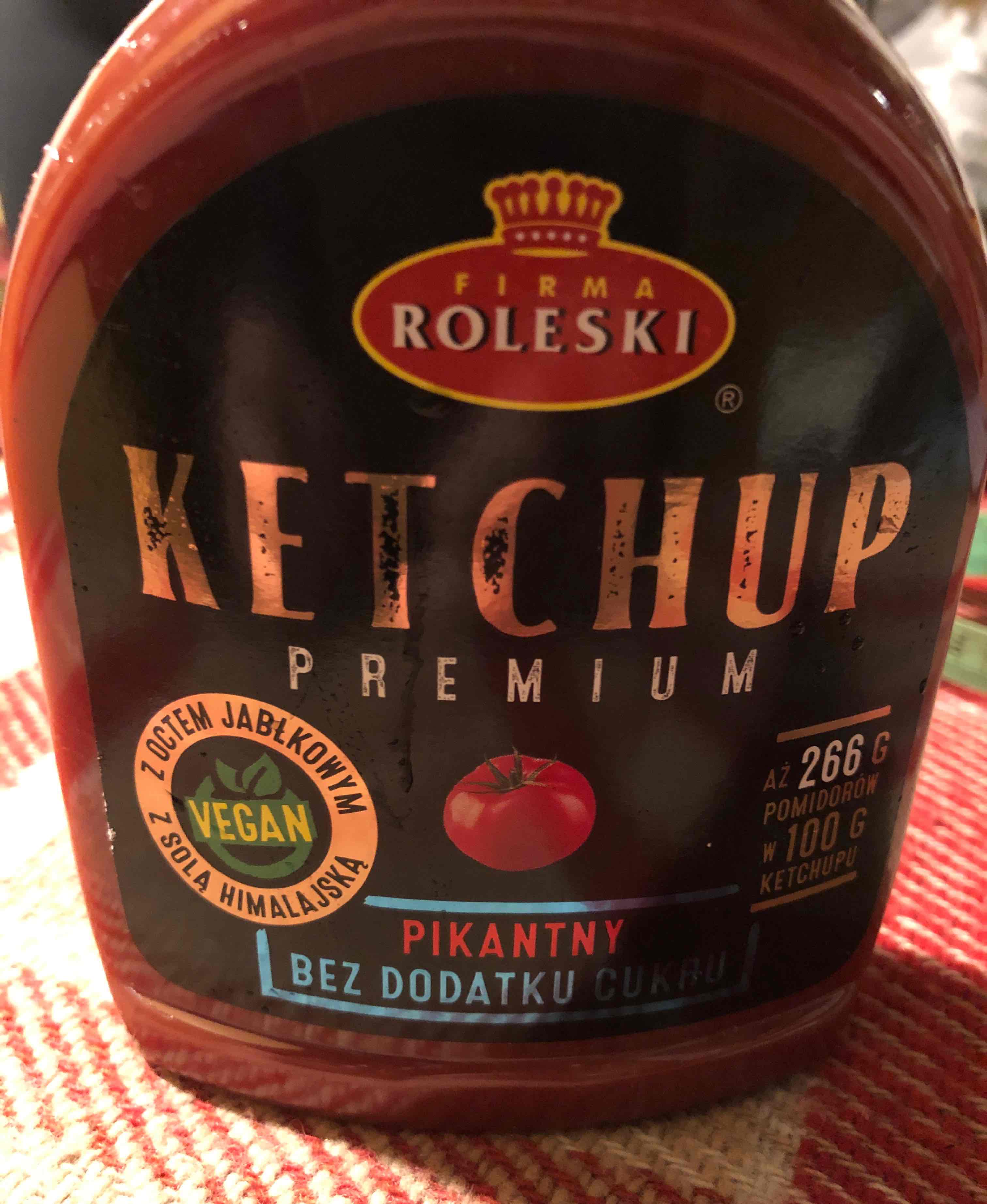 Ketchup premium pikantny bez dodatku cukru