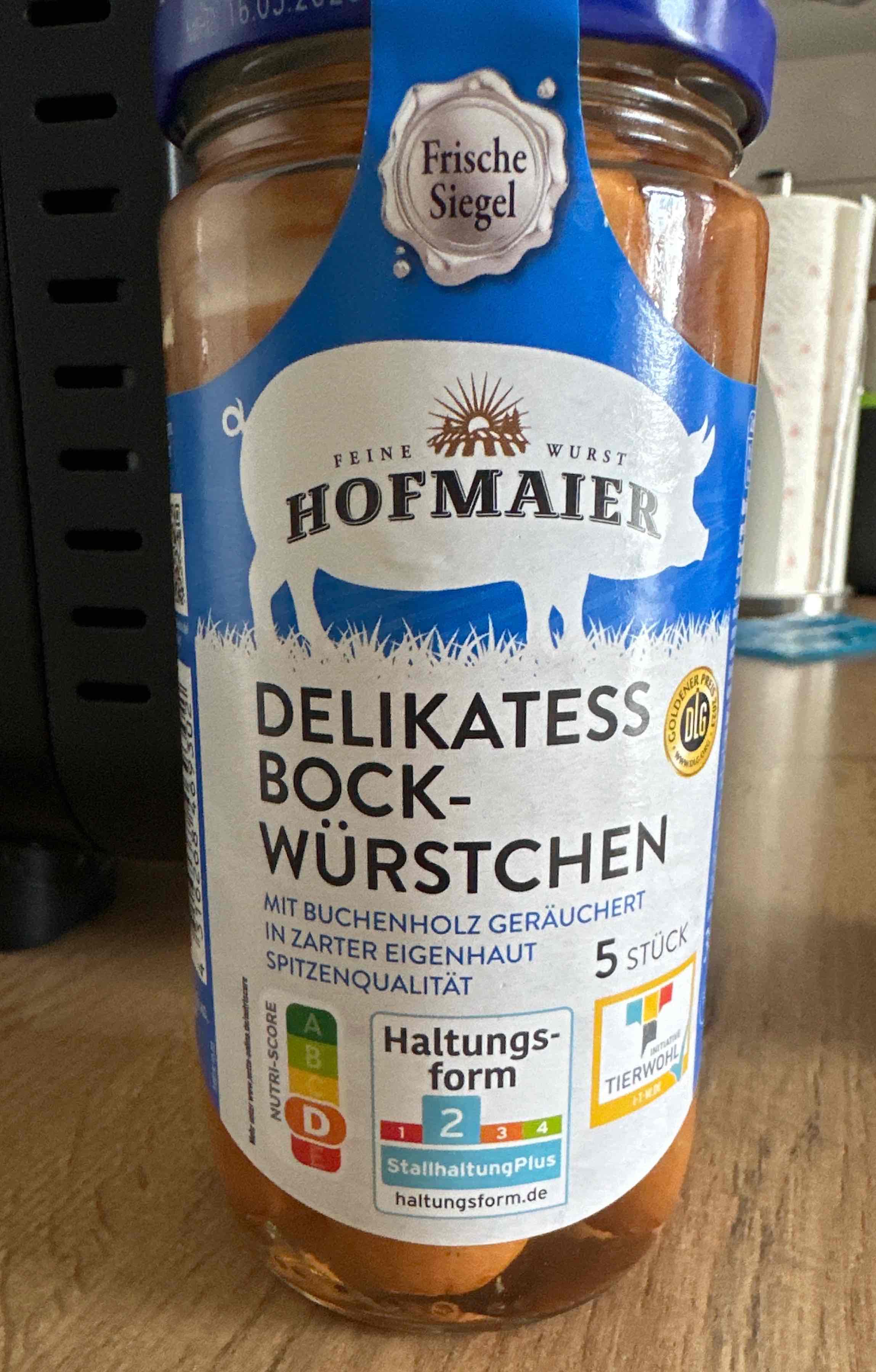 Delikatesse, Bockwürstchen