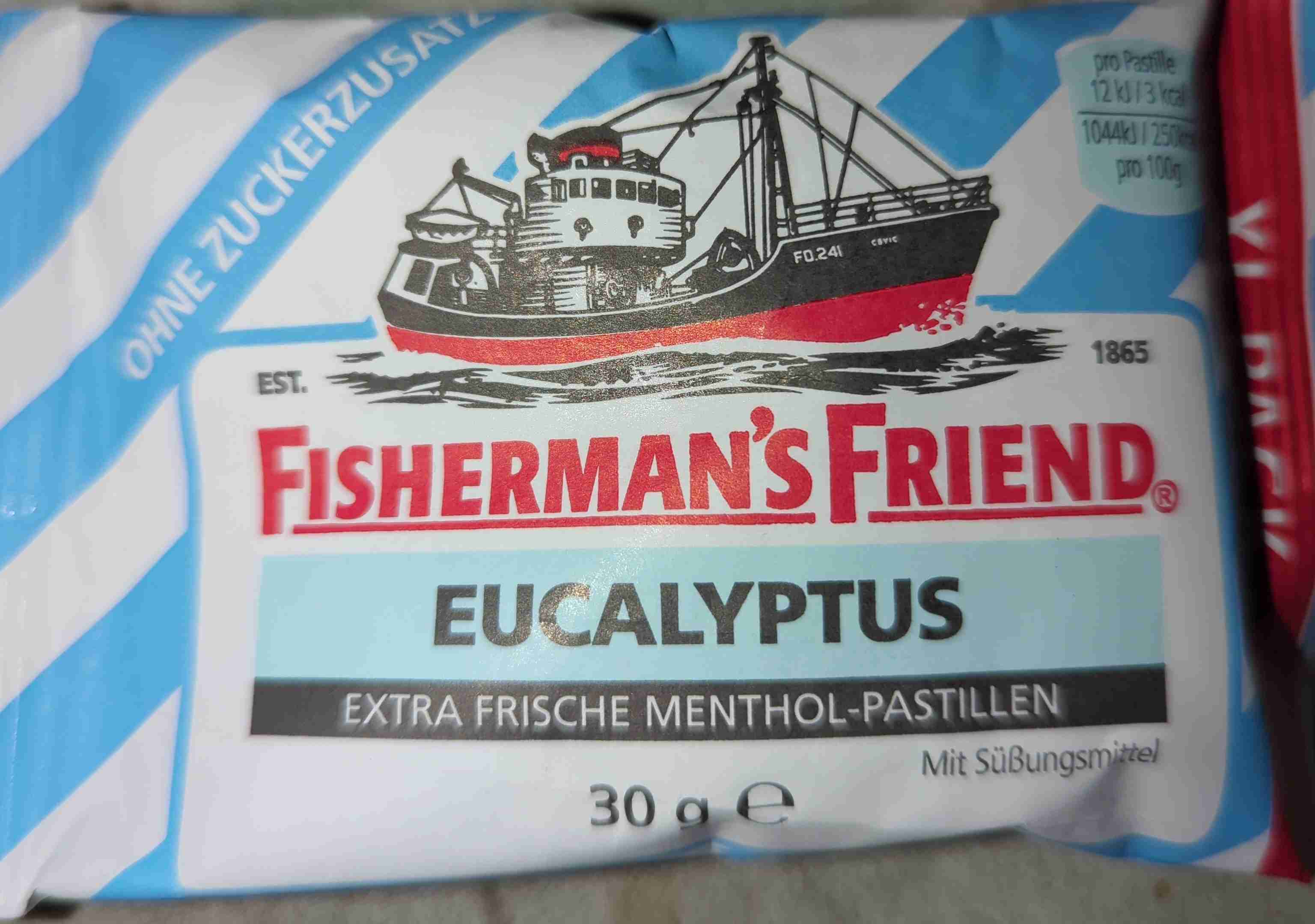 Fisherman's Friend, Eucalyptus