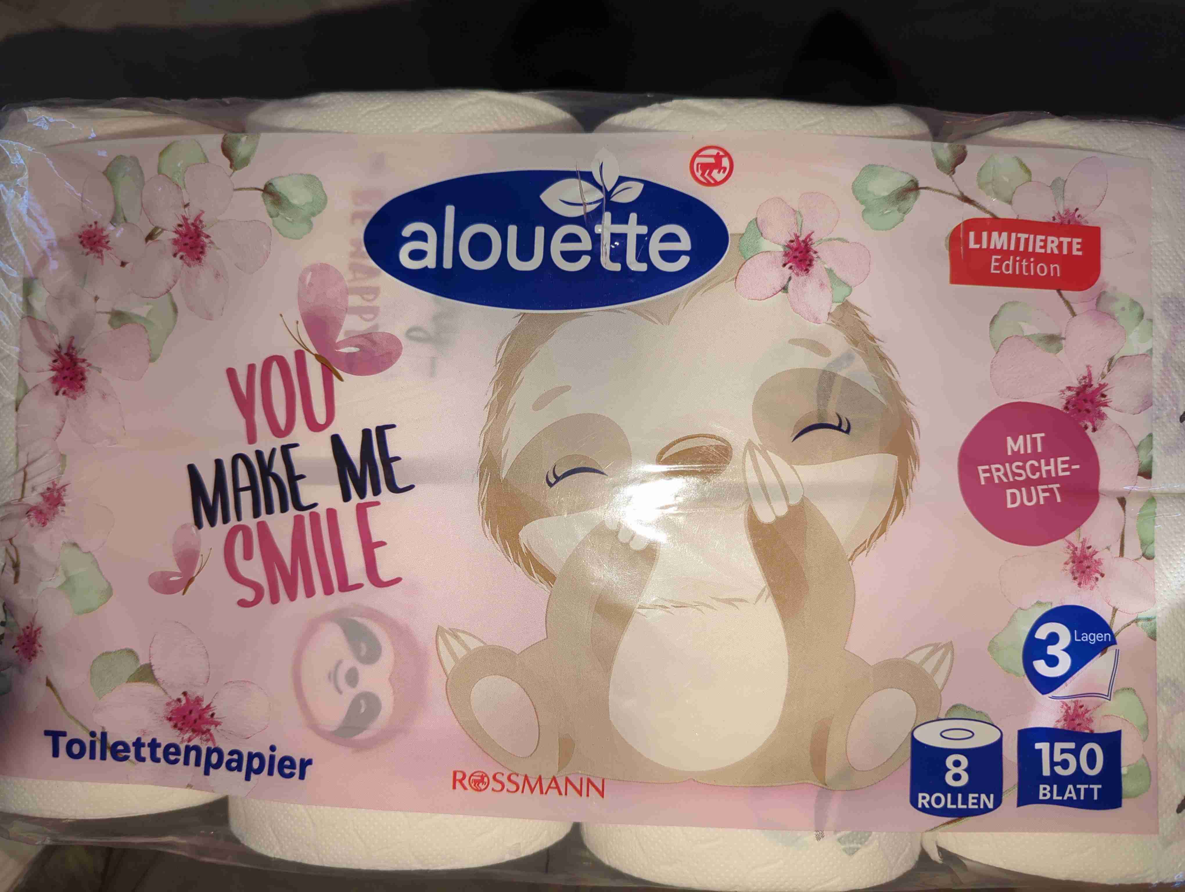 Toilettenpapier "You make me smile", 3lagig