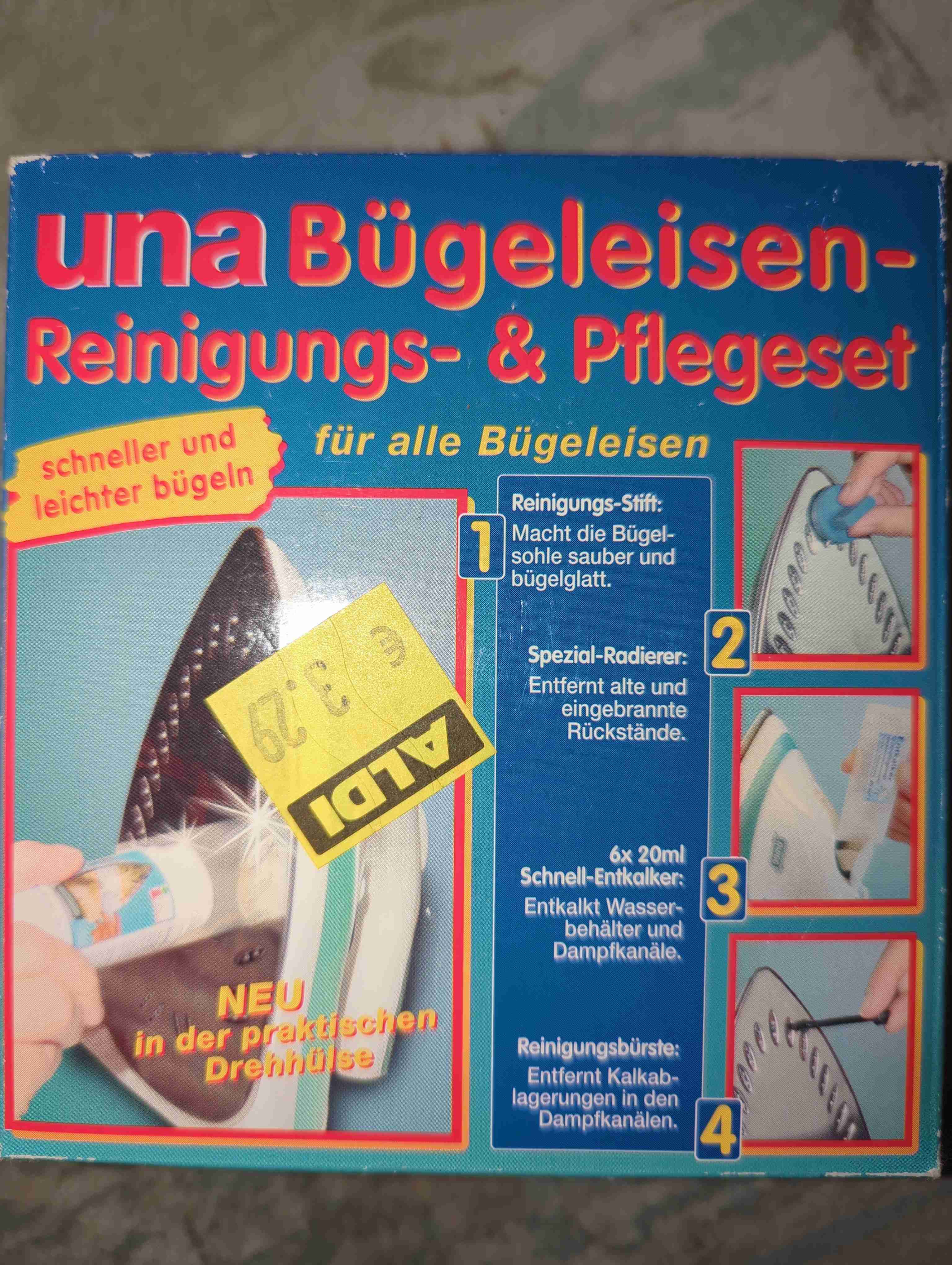 Bügeleisen-Reinigungs- und Pflegeset