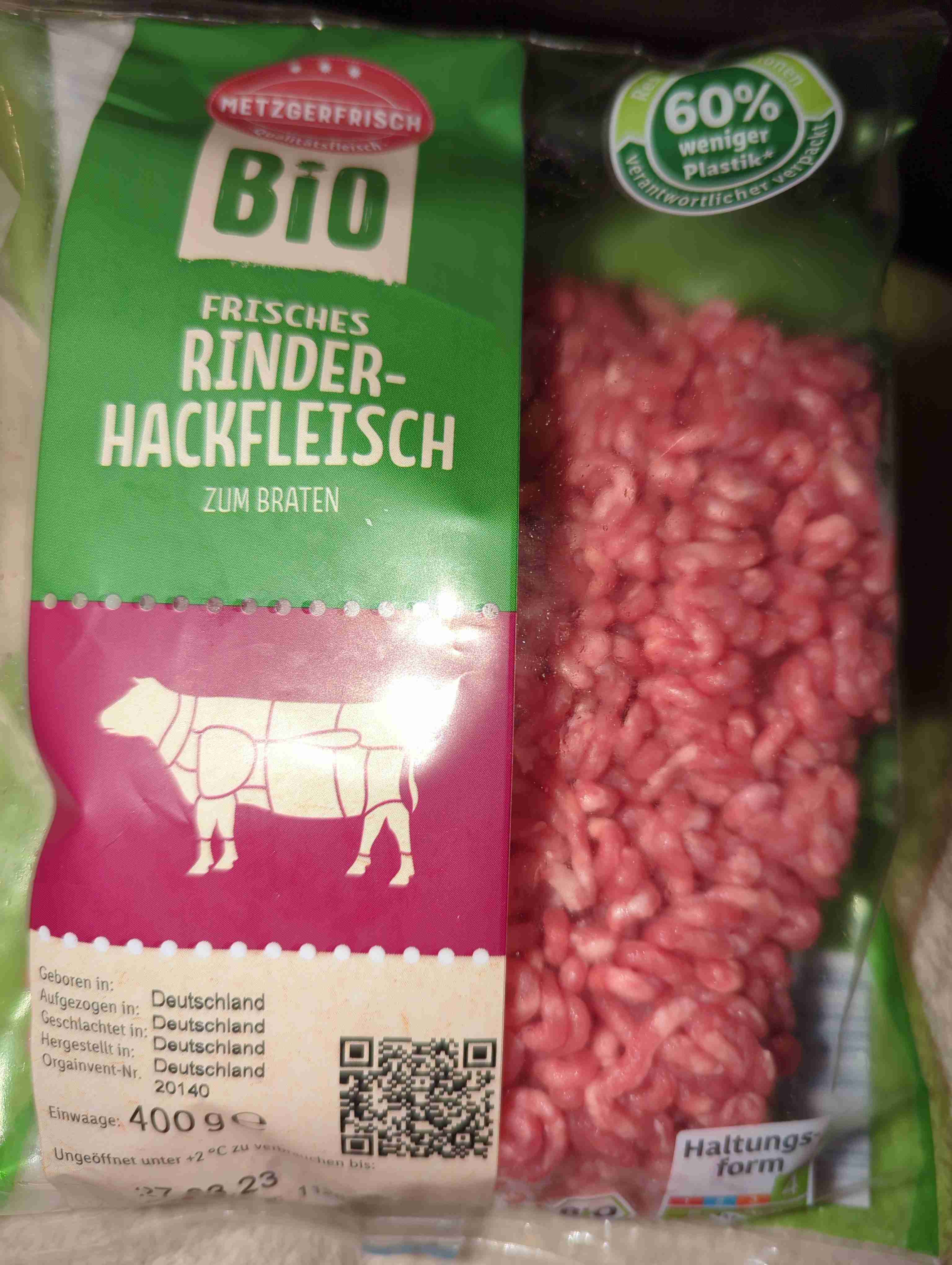 Rinderhackfleisch, bio