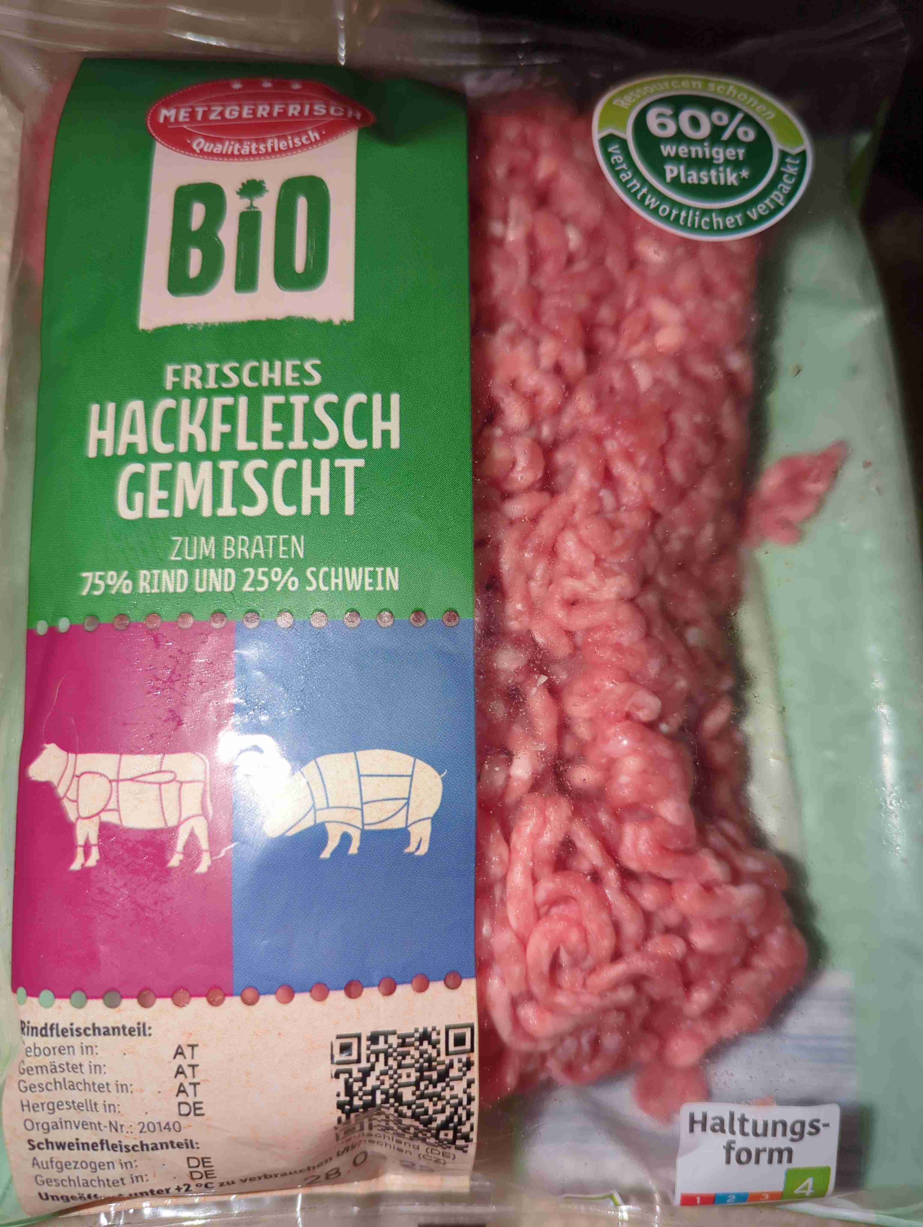 Hackfleisch gemischt, bio