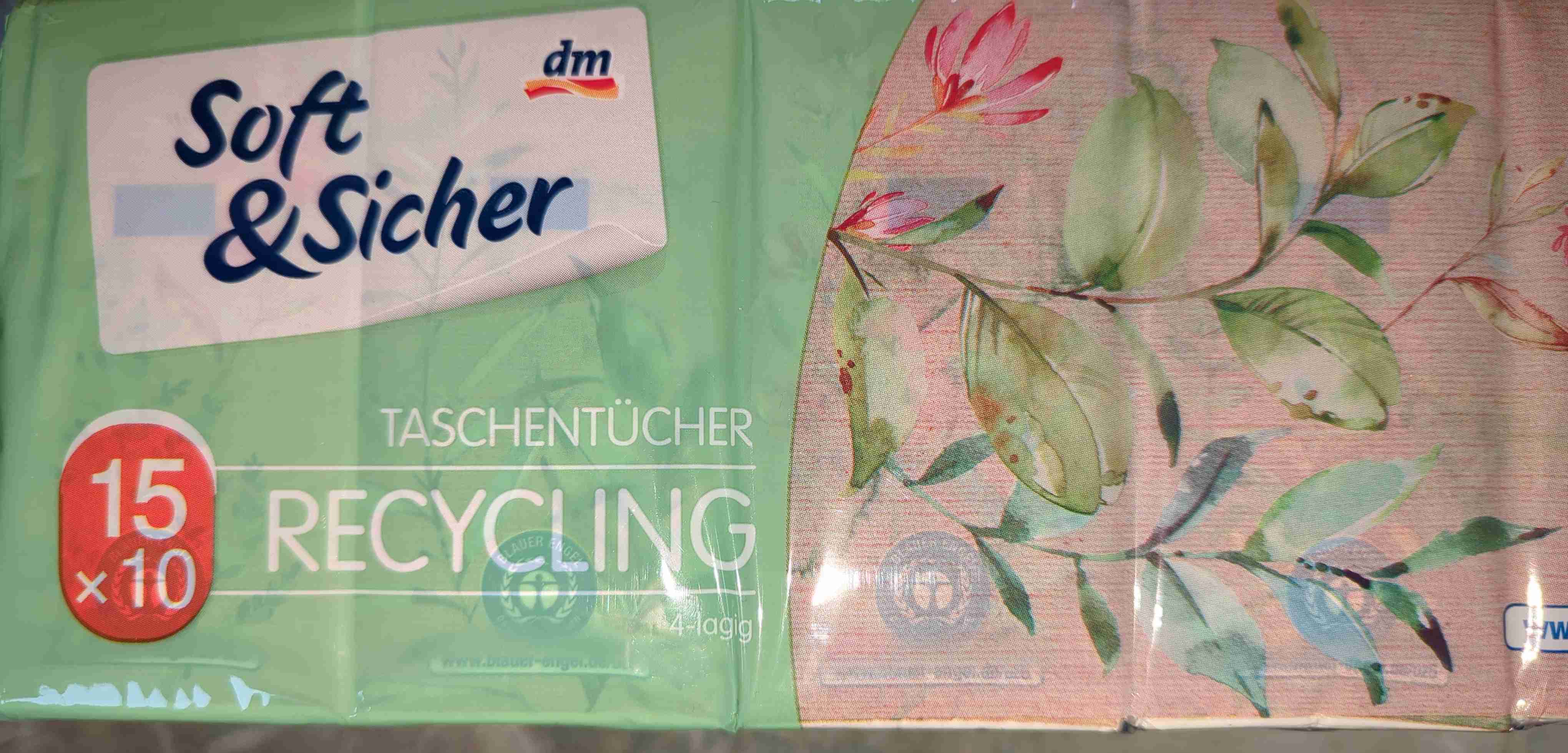 Taschentücher, 4-lagig, Recycling