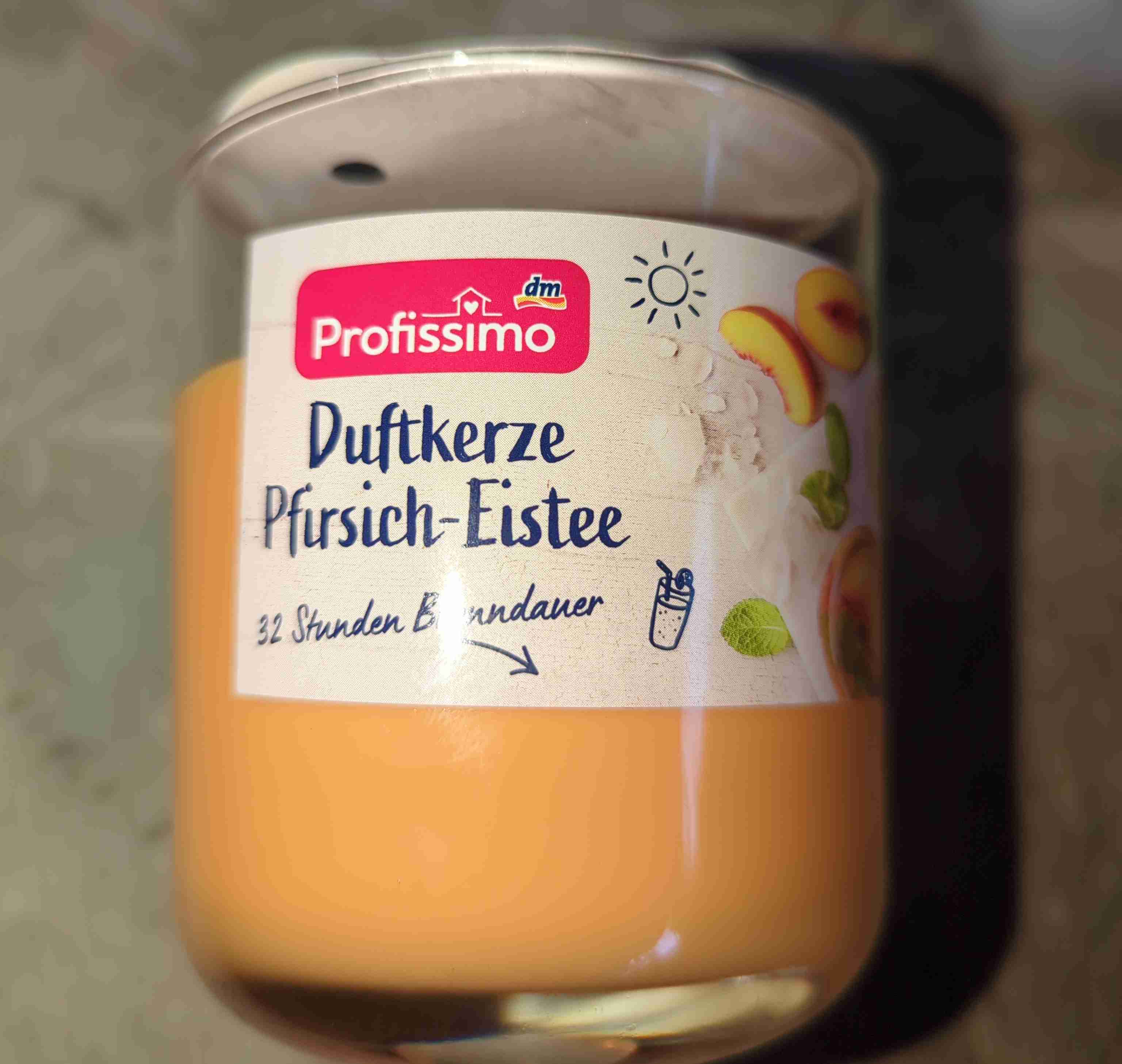 Duftkerze Pfirsich-Eistee