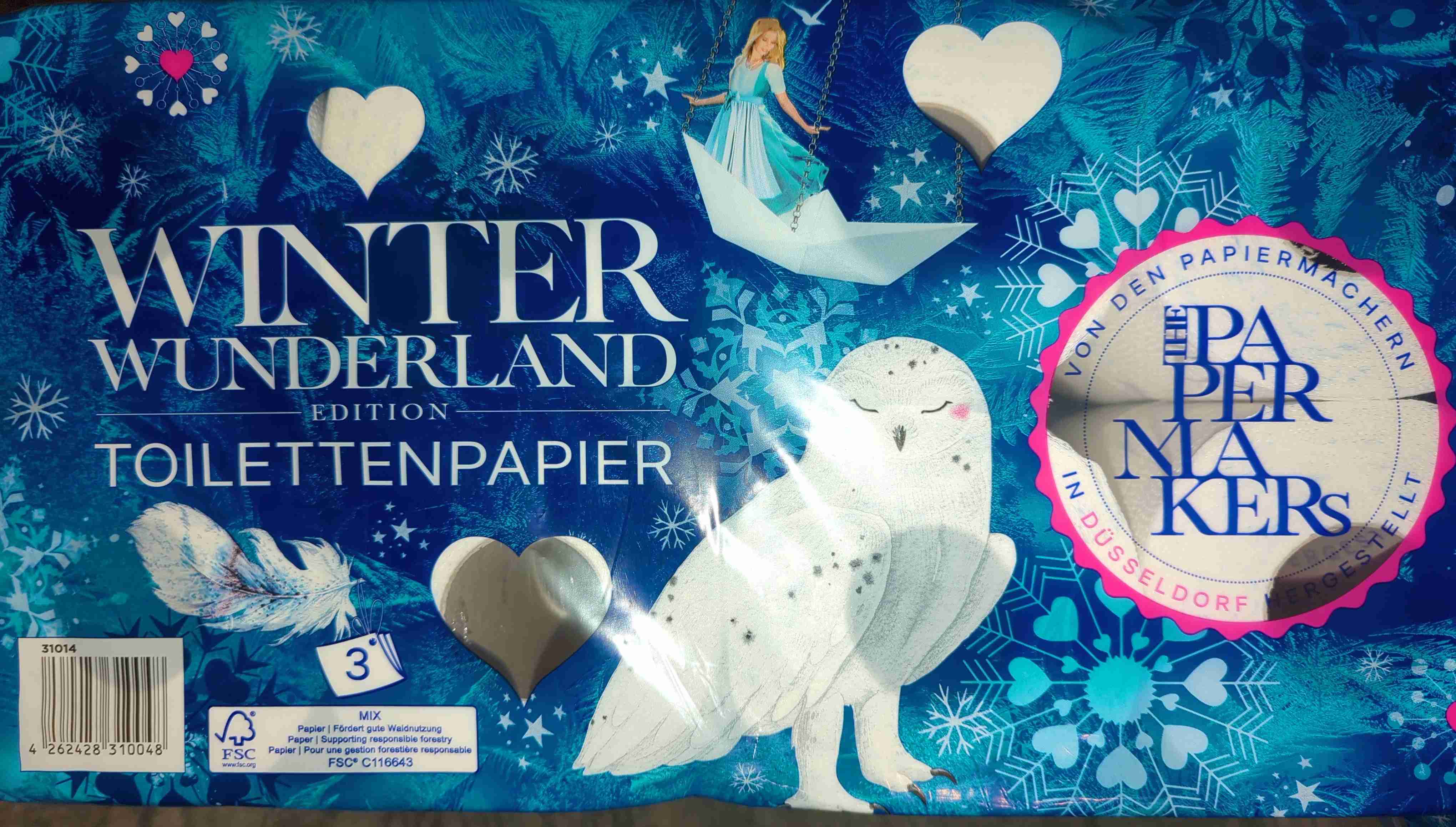 Toilettenpapier "Winter Wunderland", 3lagig