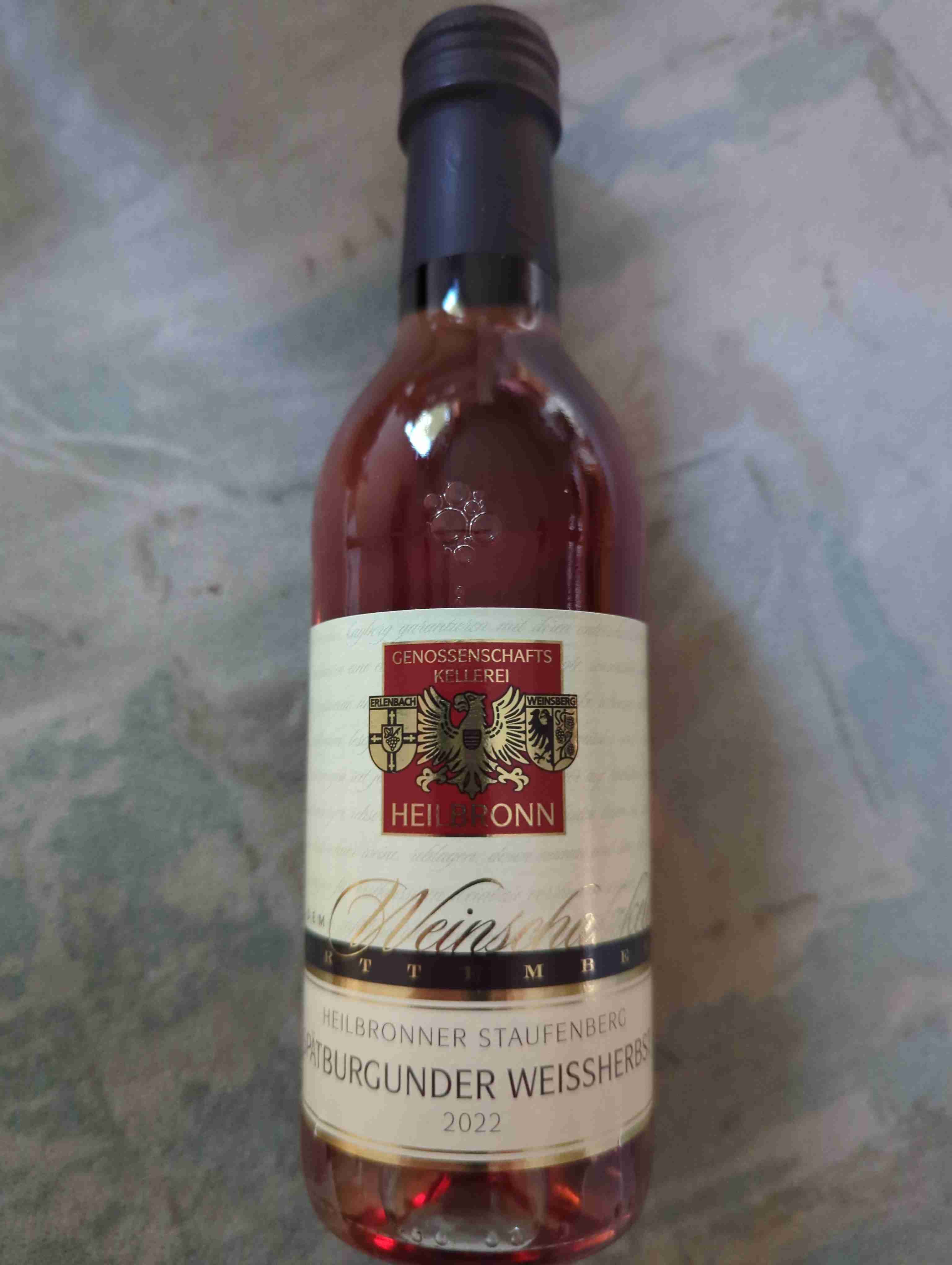 Spätburgunder Weissherbst, Roséwein 