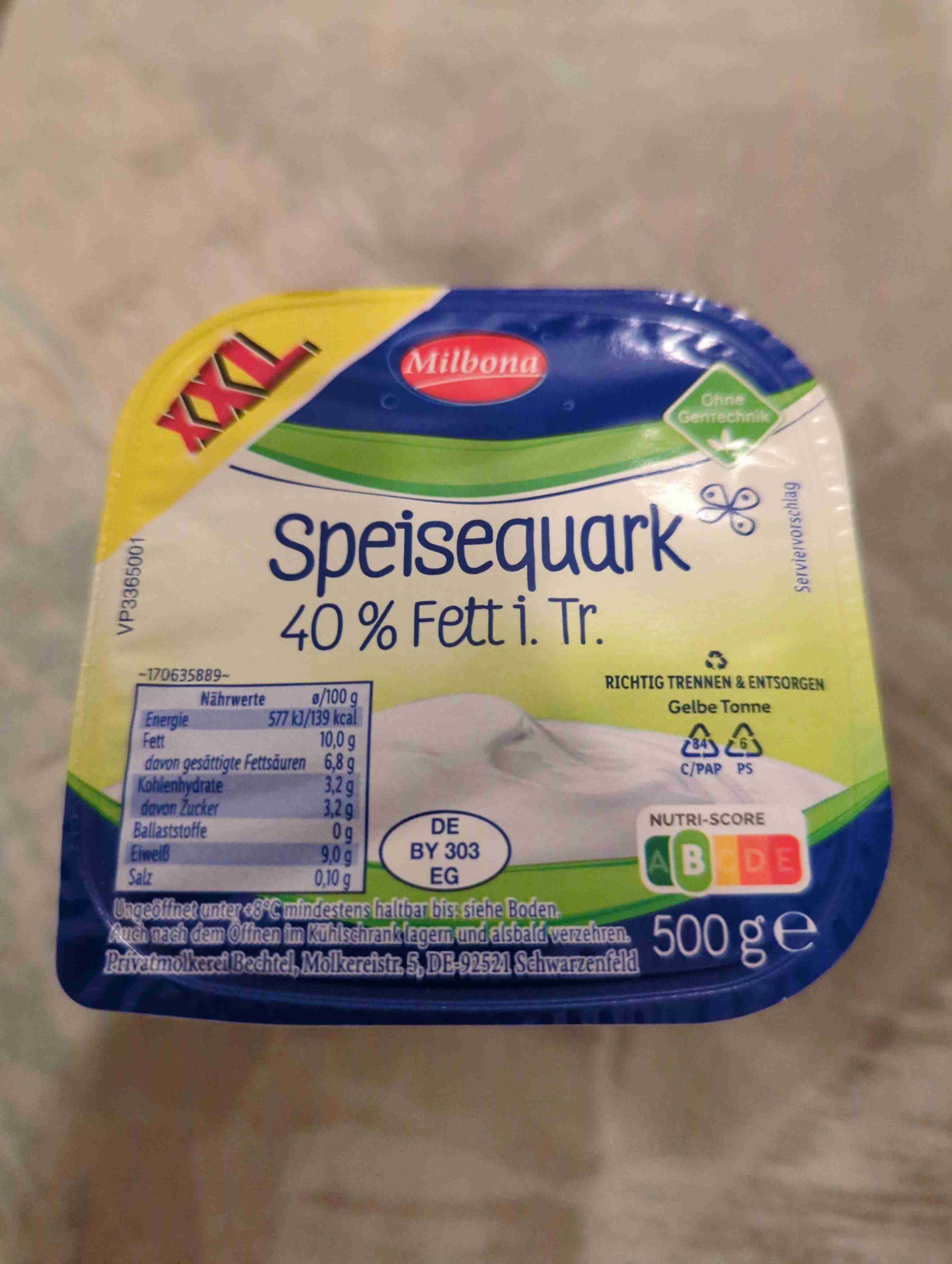 Speisequark 40%