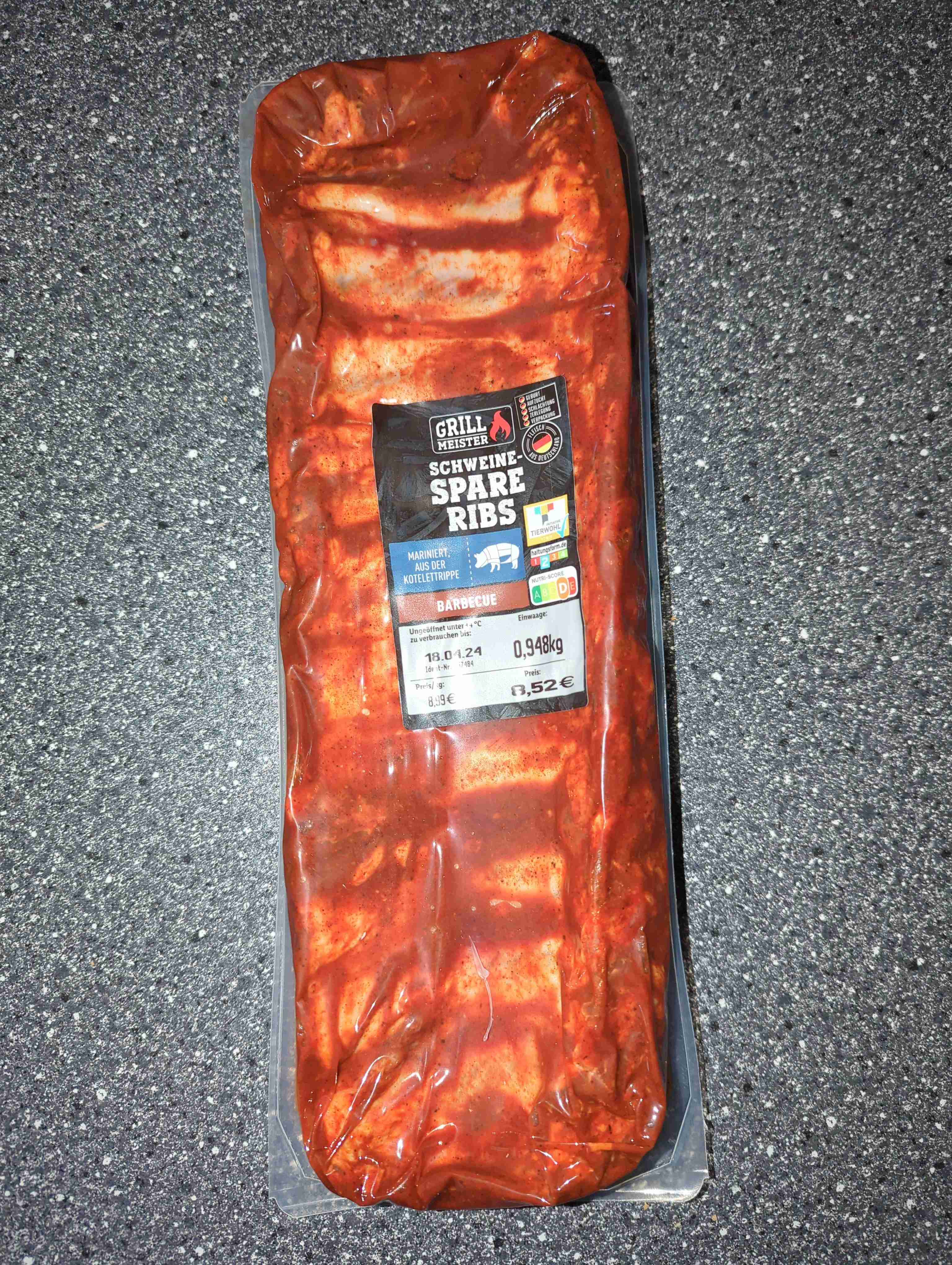 Spare Ribs, Barbecue 