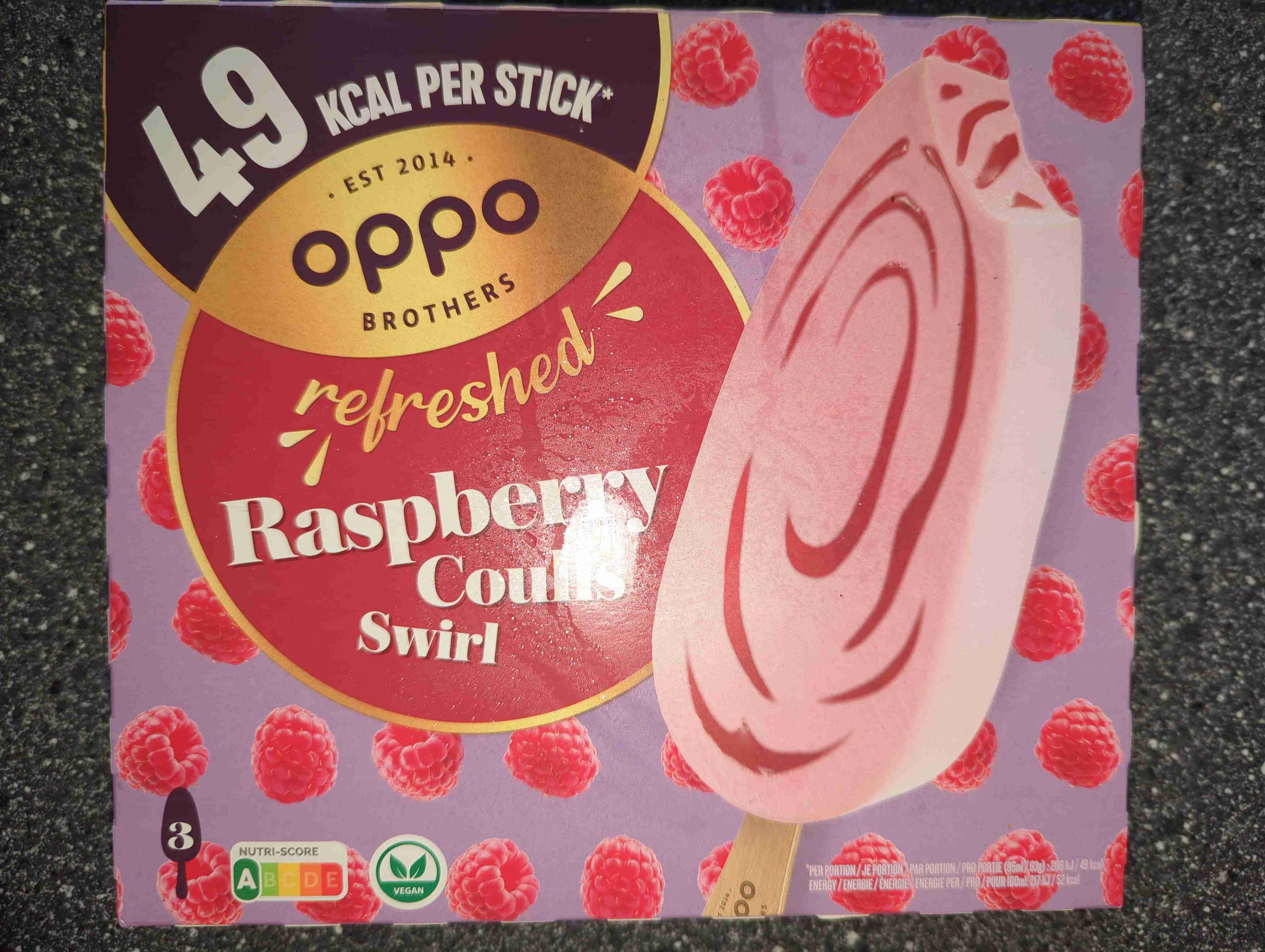 Raspberry Coulis Swirl, Eis 