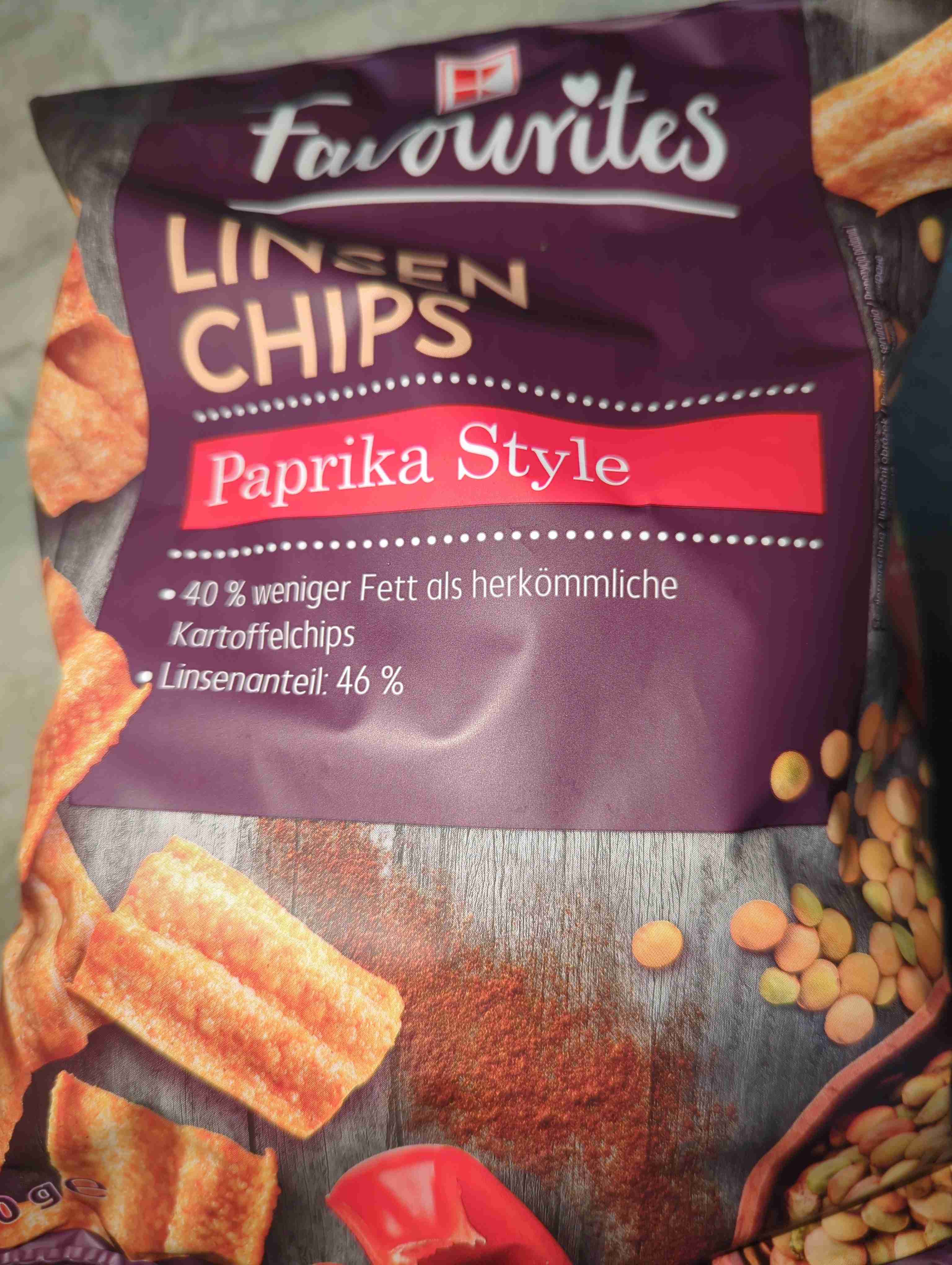 Linsen Chips, Paprika Style