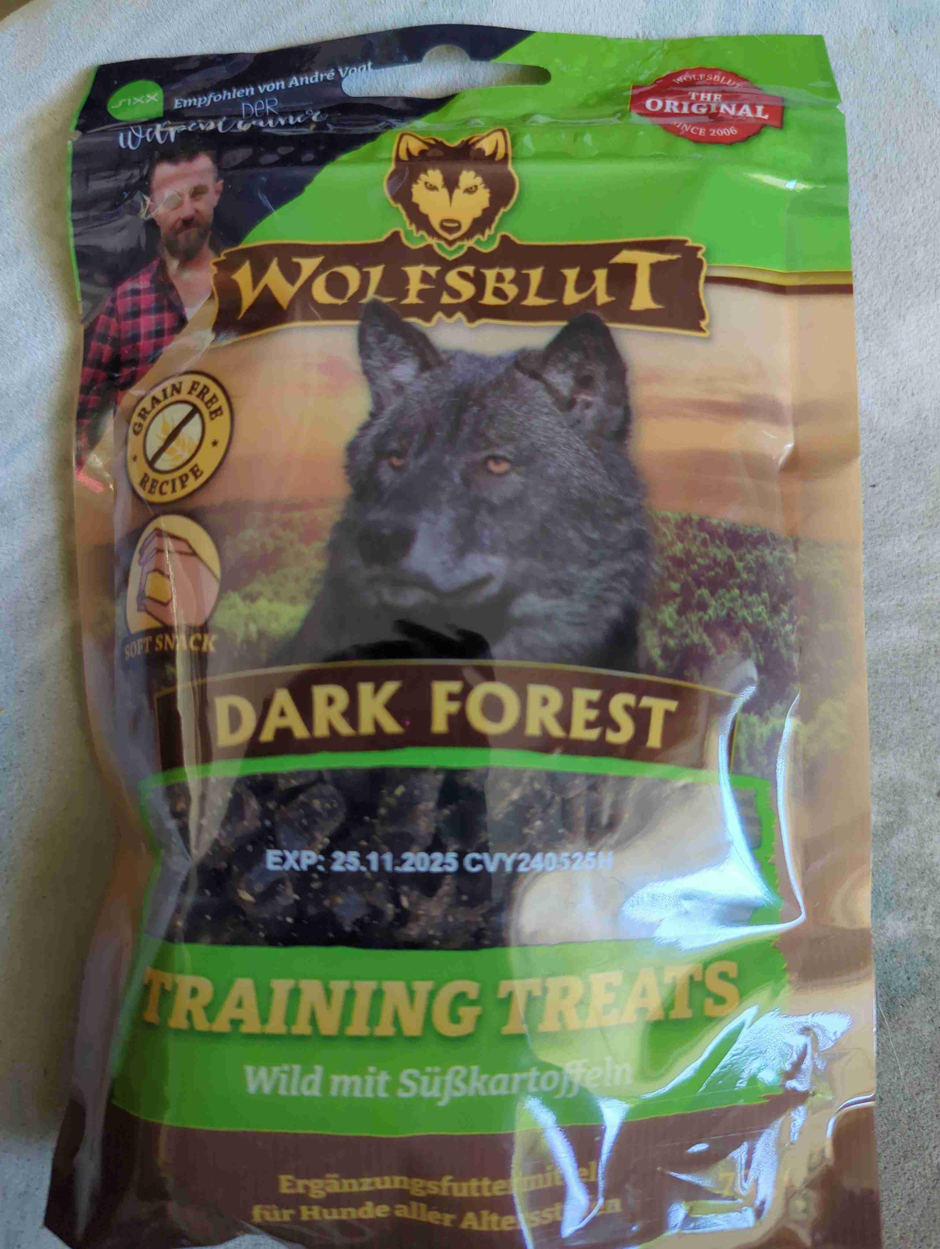 Trainings Treats, Dark Forest, Wild mit Süßkartoffeln 