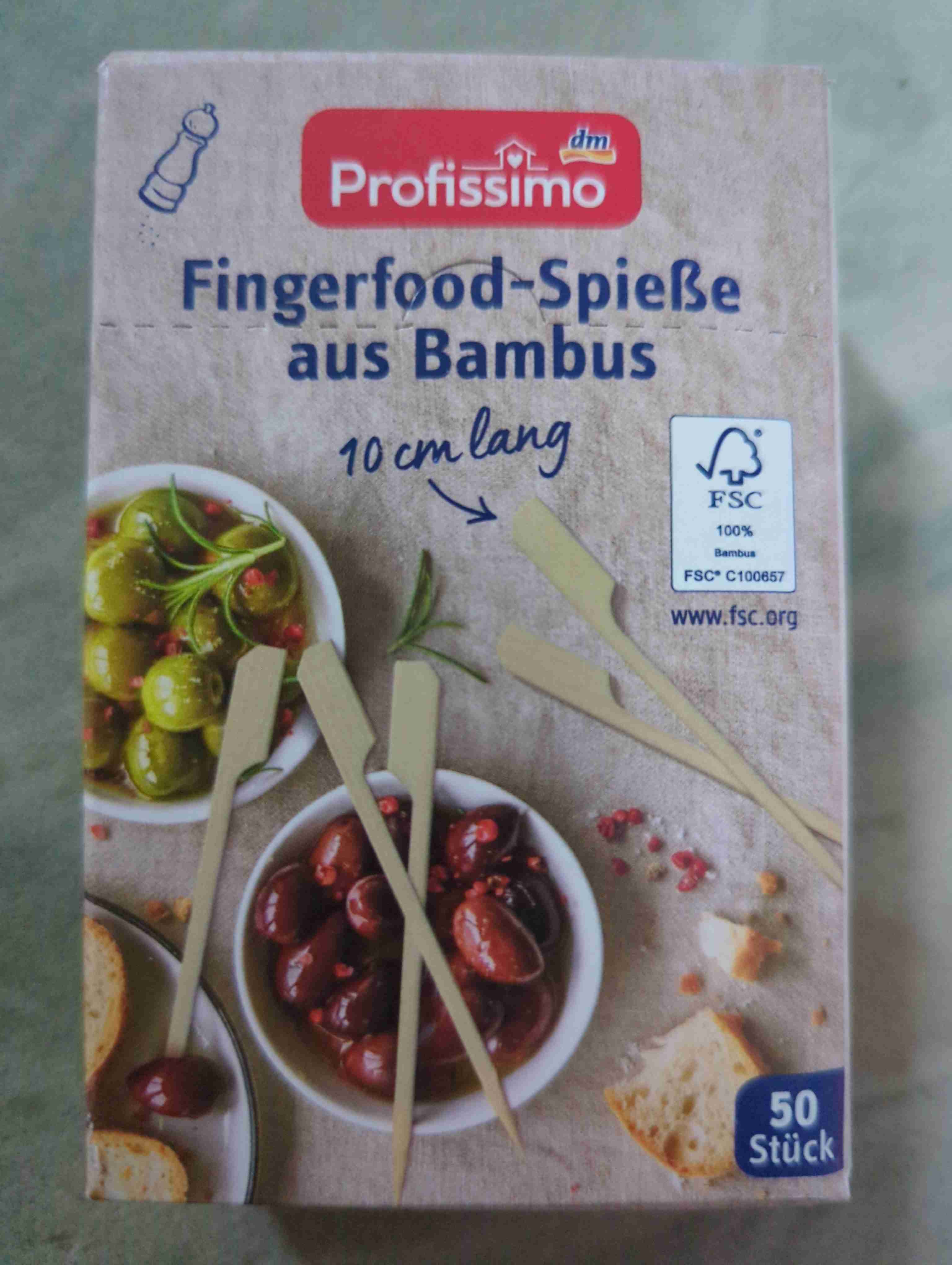 Fingerfood-Spieße aus Bambus