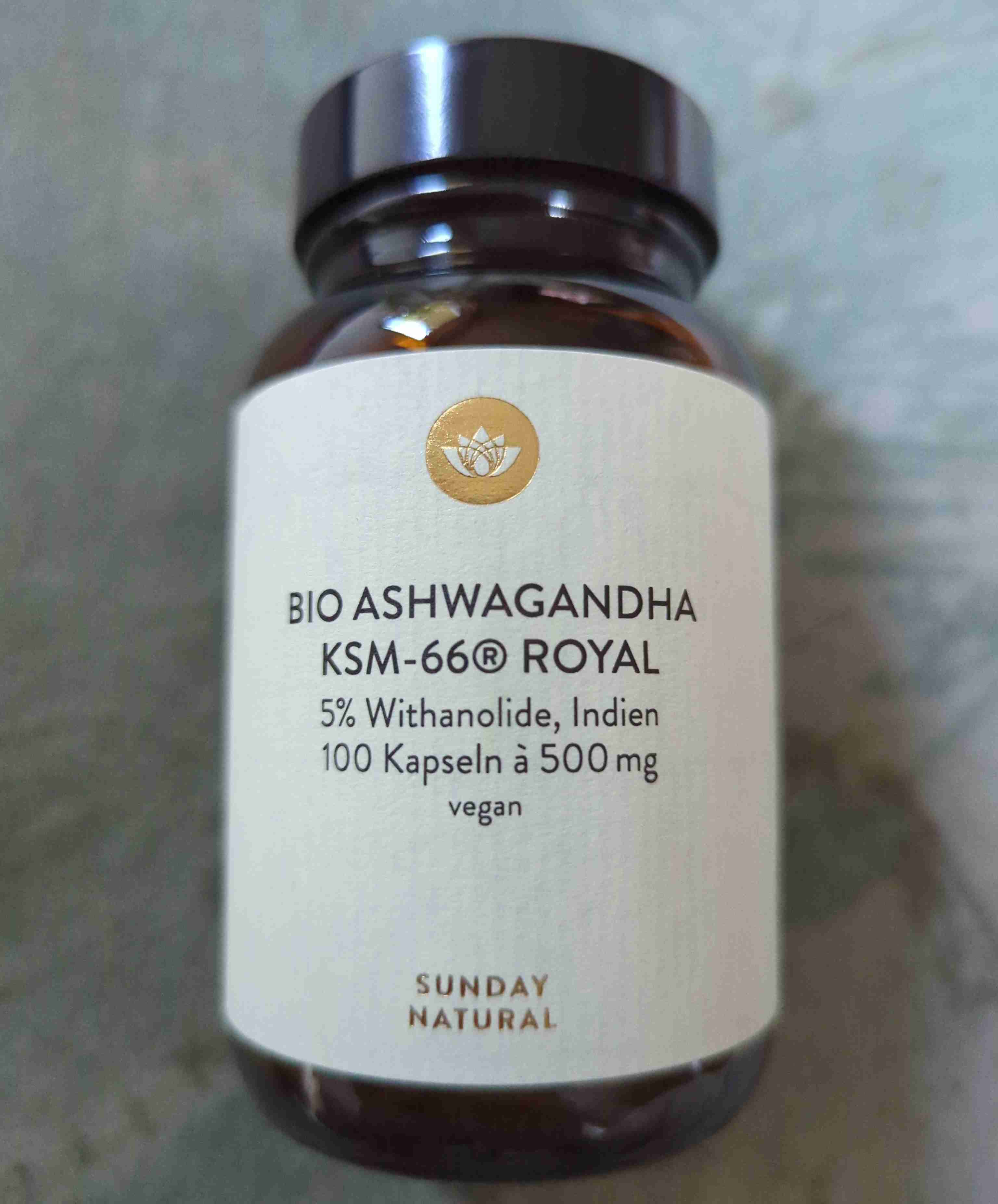 Ashwagandha, bio, Kapseln 
