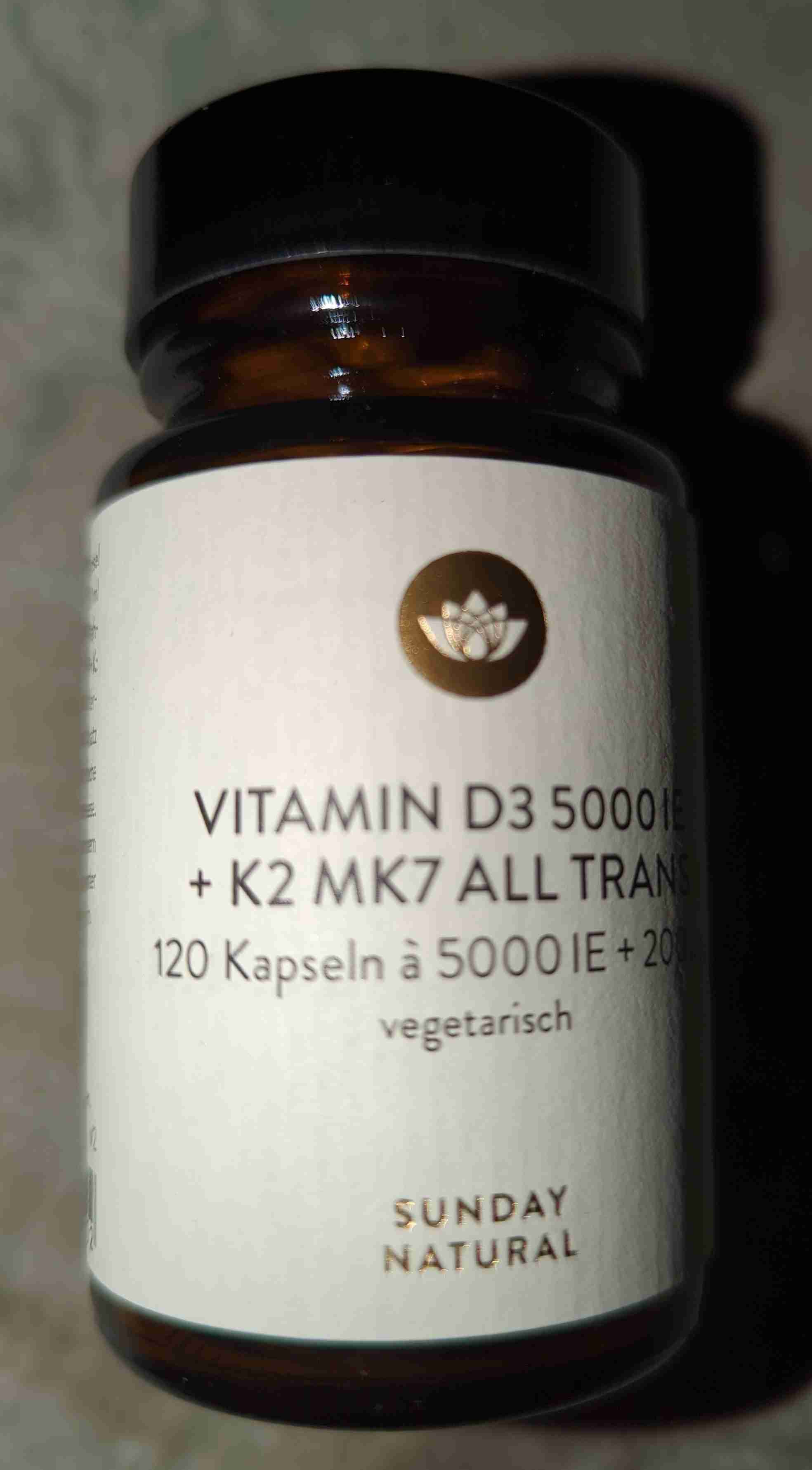 Vitamin D3 5000IE + K2 MK7 ALL TRANS