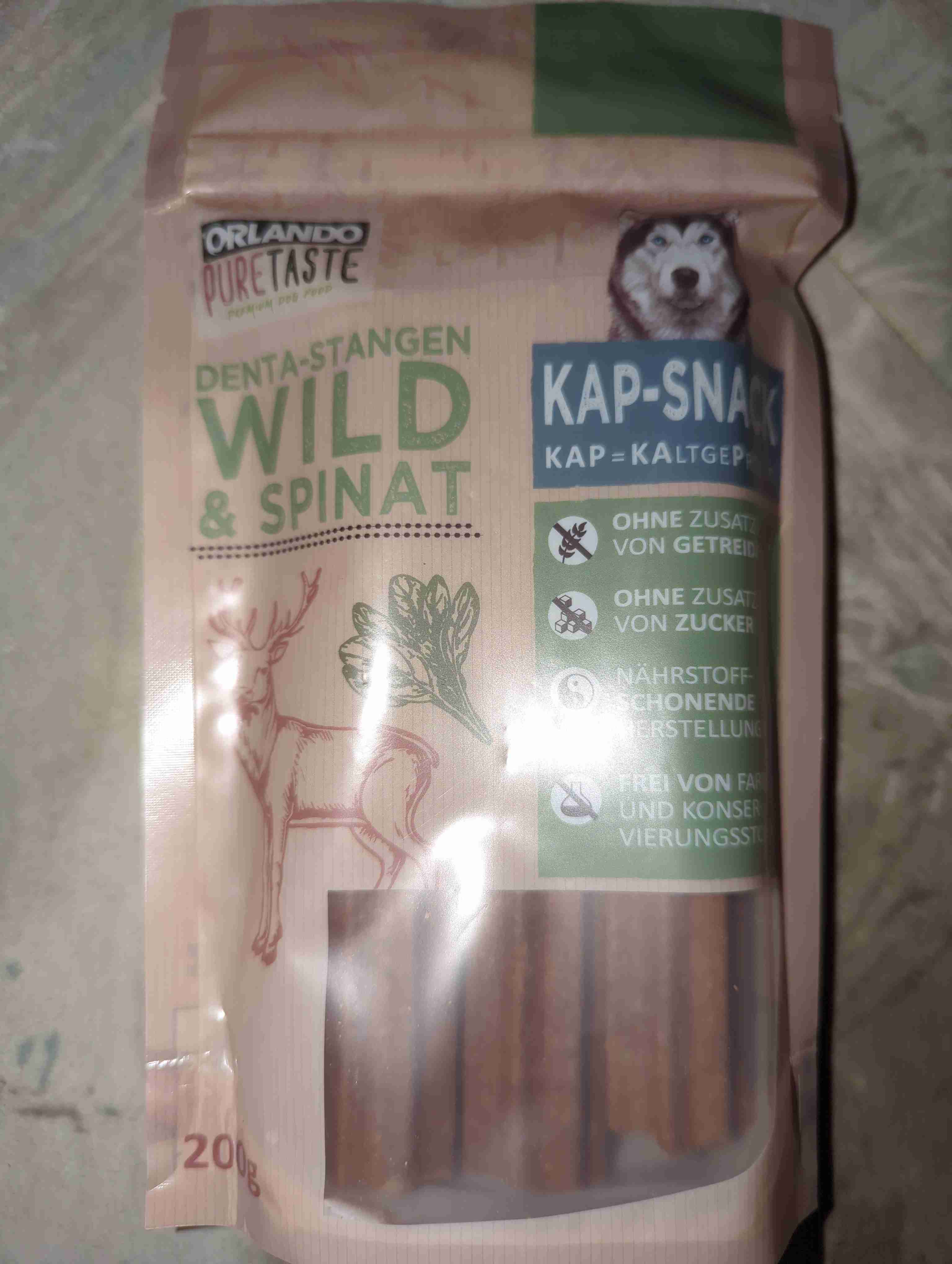 Denta-Stangen Wild & Spinat