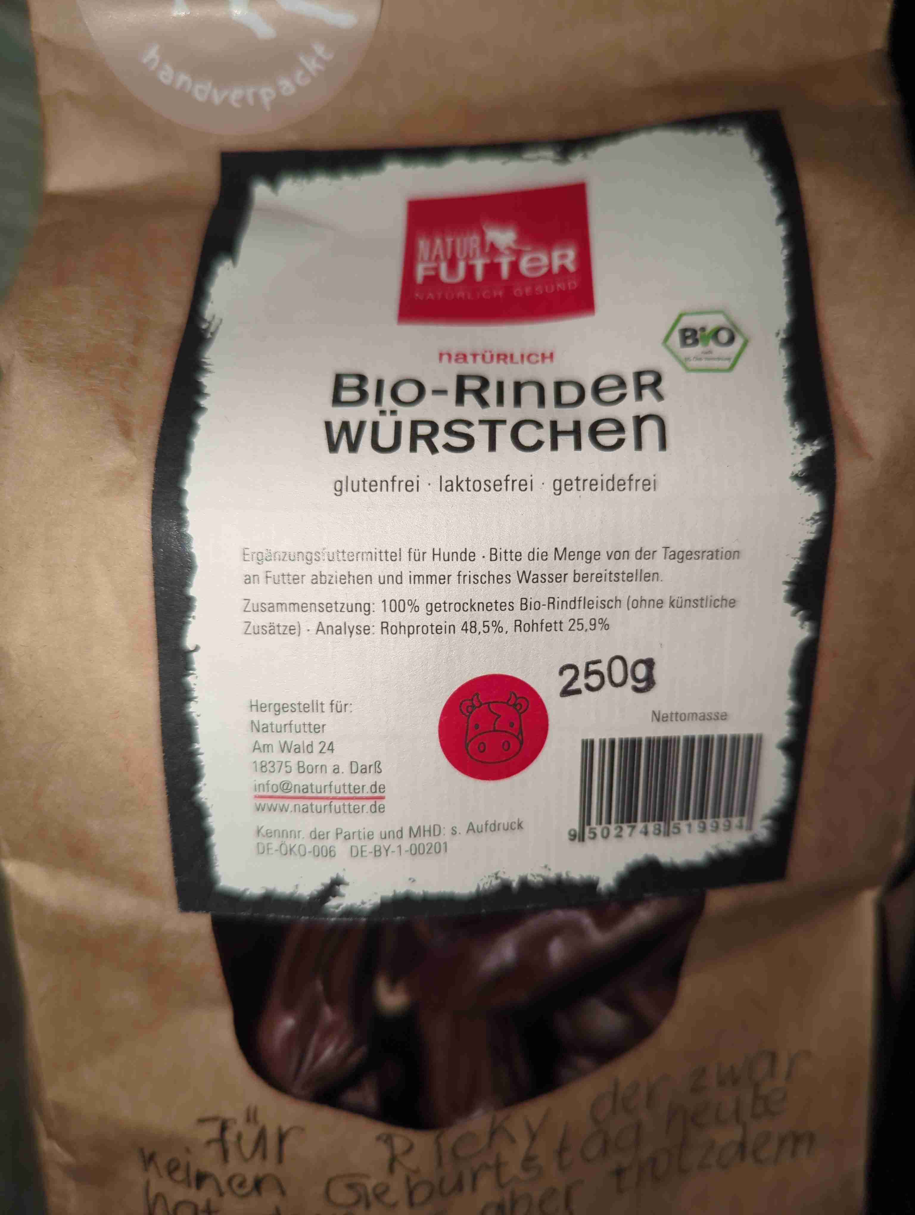 Bio Rinder-Würstvhen
