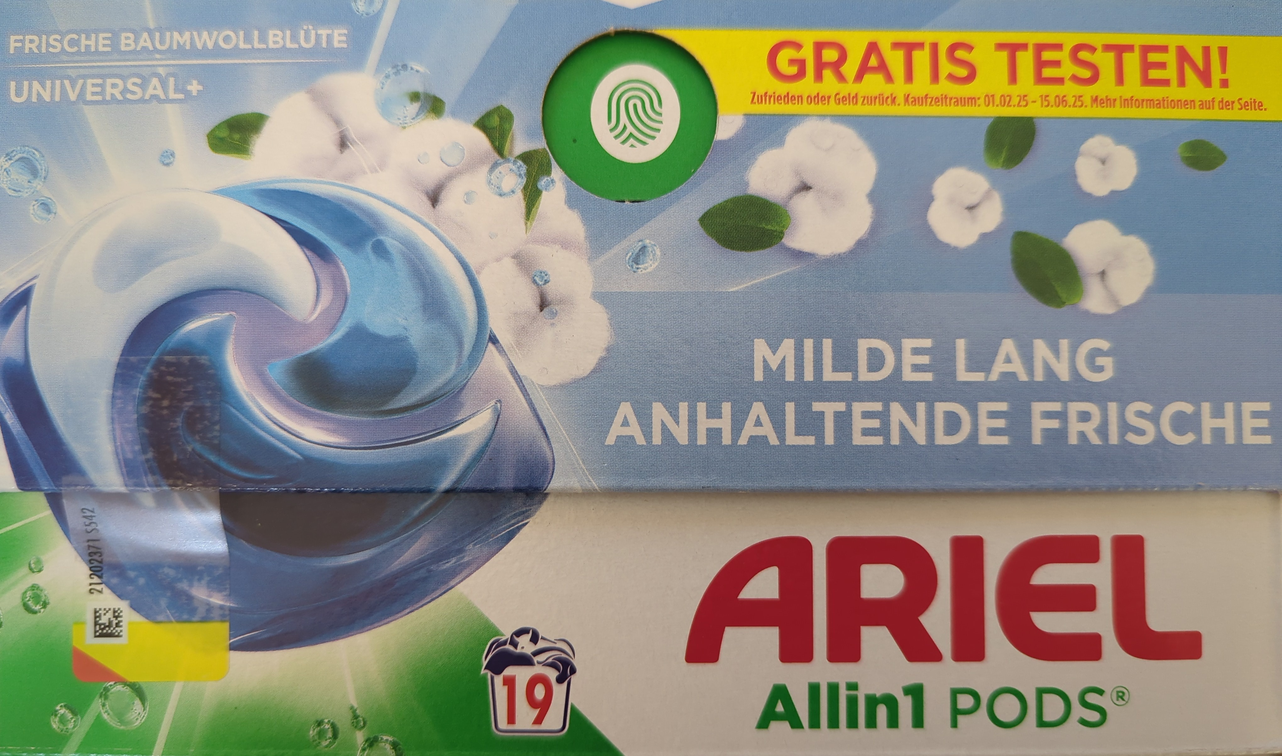 Allin1 Pods, Universal+, milde lang anhaltende Frische