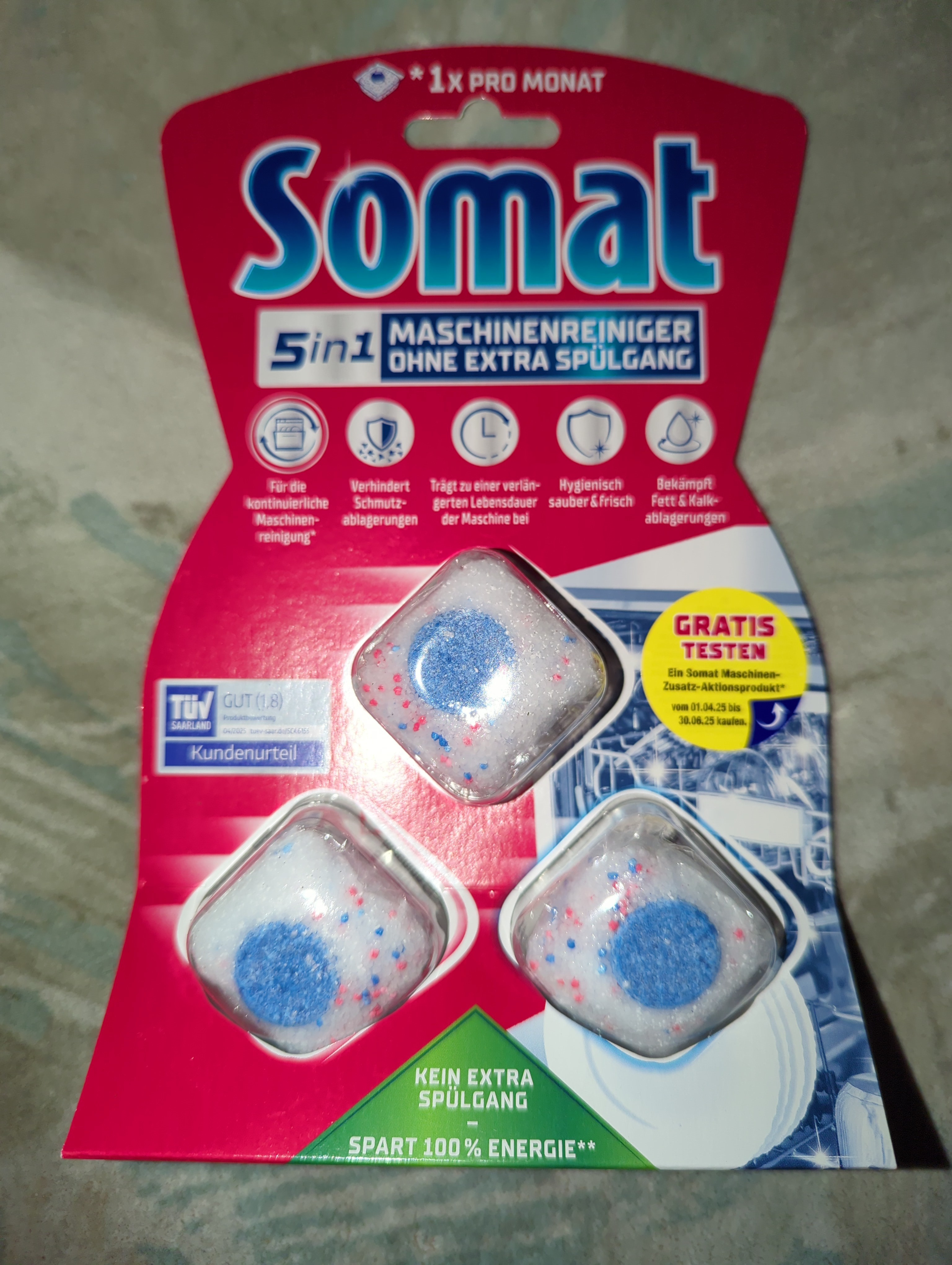 Maschinenreiniger ohne extra Spülgang,  Geschirrspüler 