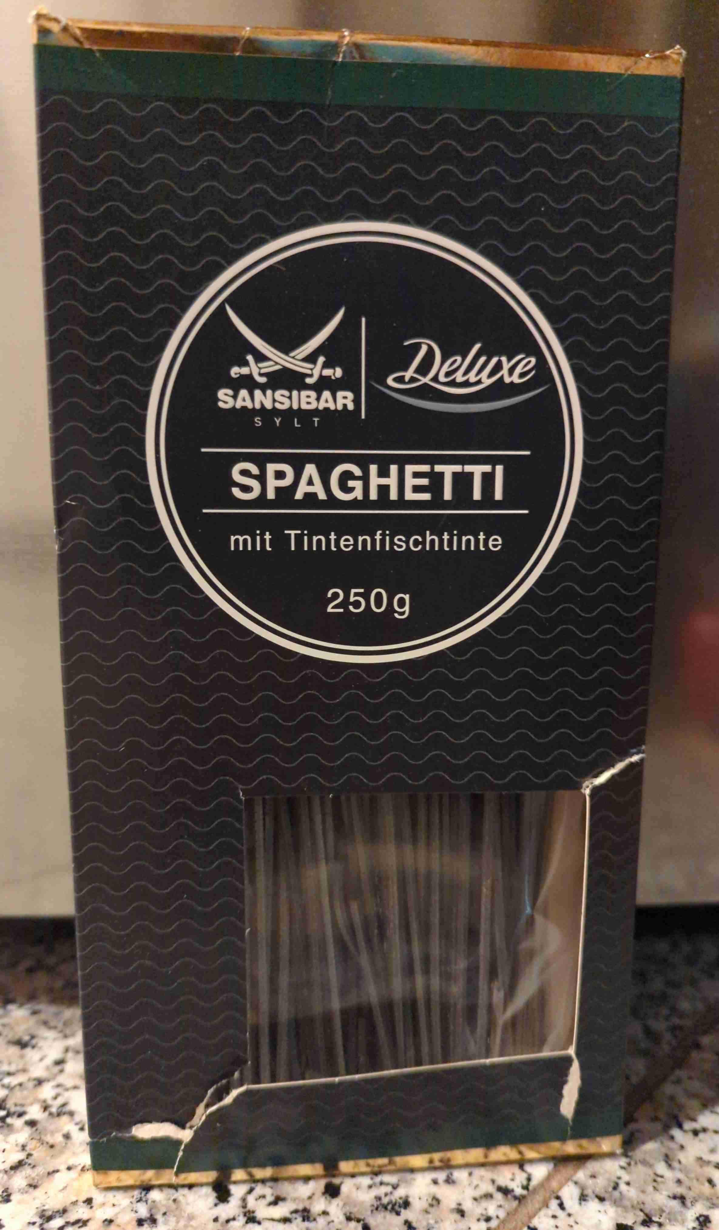 Spaghetti Tintenfisch