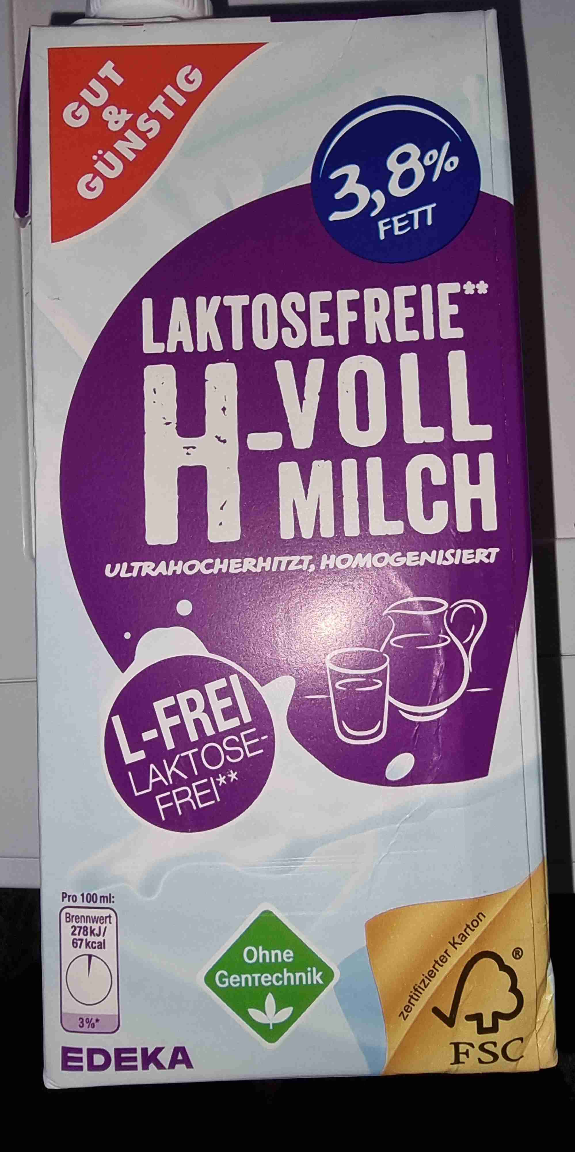 H-Milch laktosefrei