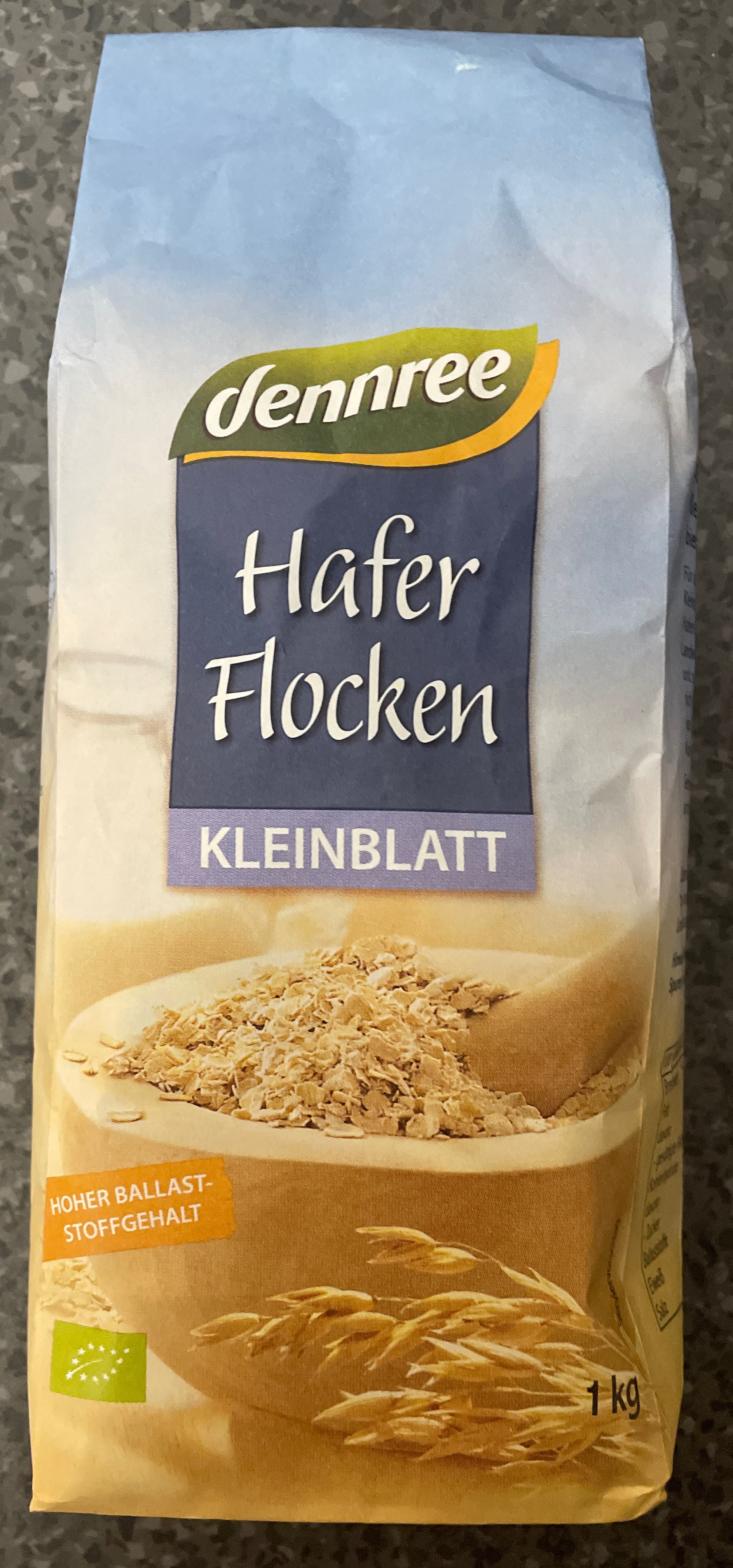 Hafer Flocken Kleinblatt