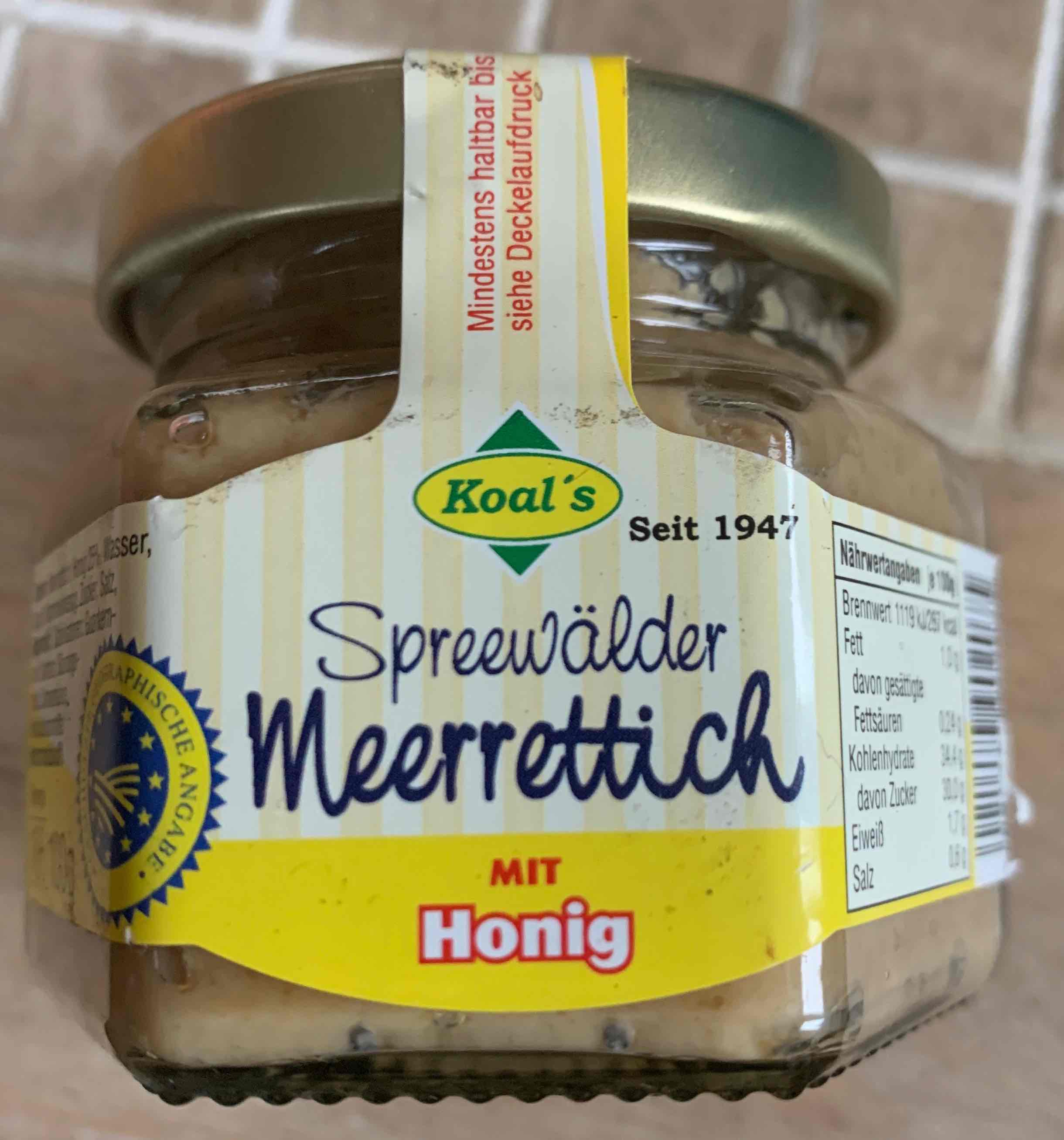 Spreewälder Meerrettich mit Honig