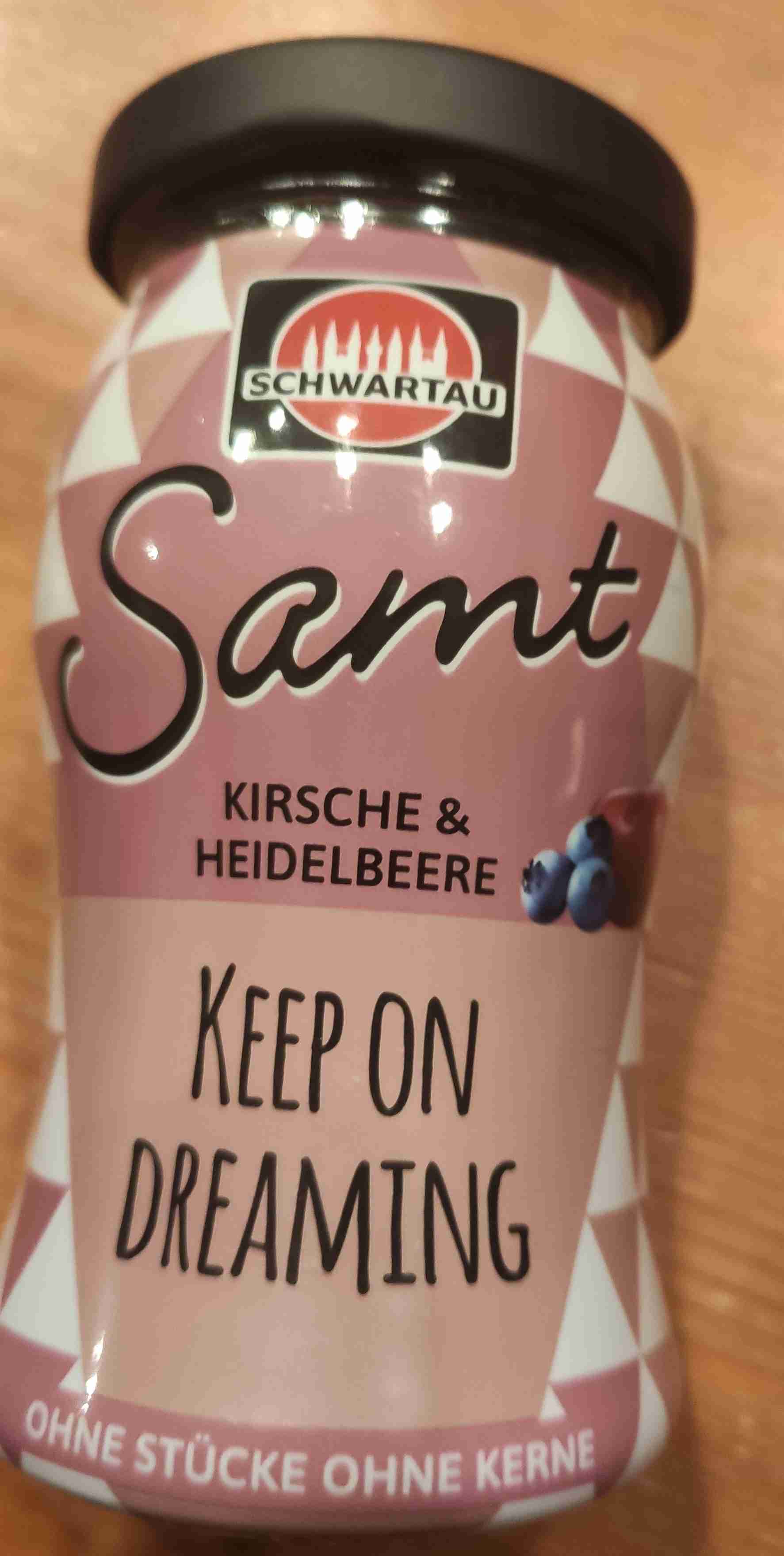 Samt Kirsche & Heidelbeere