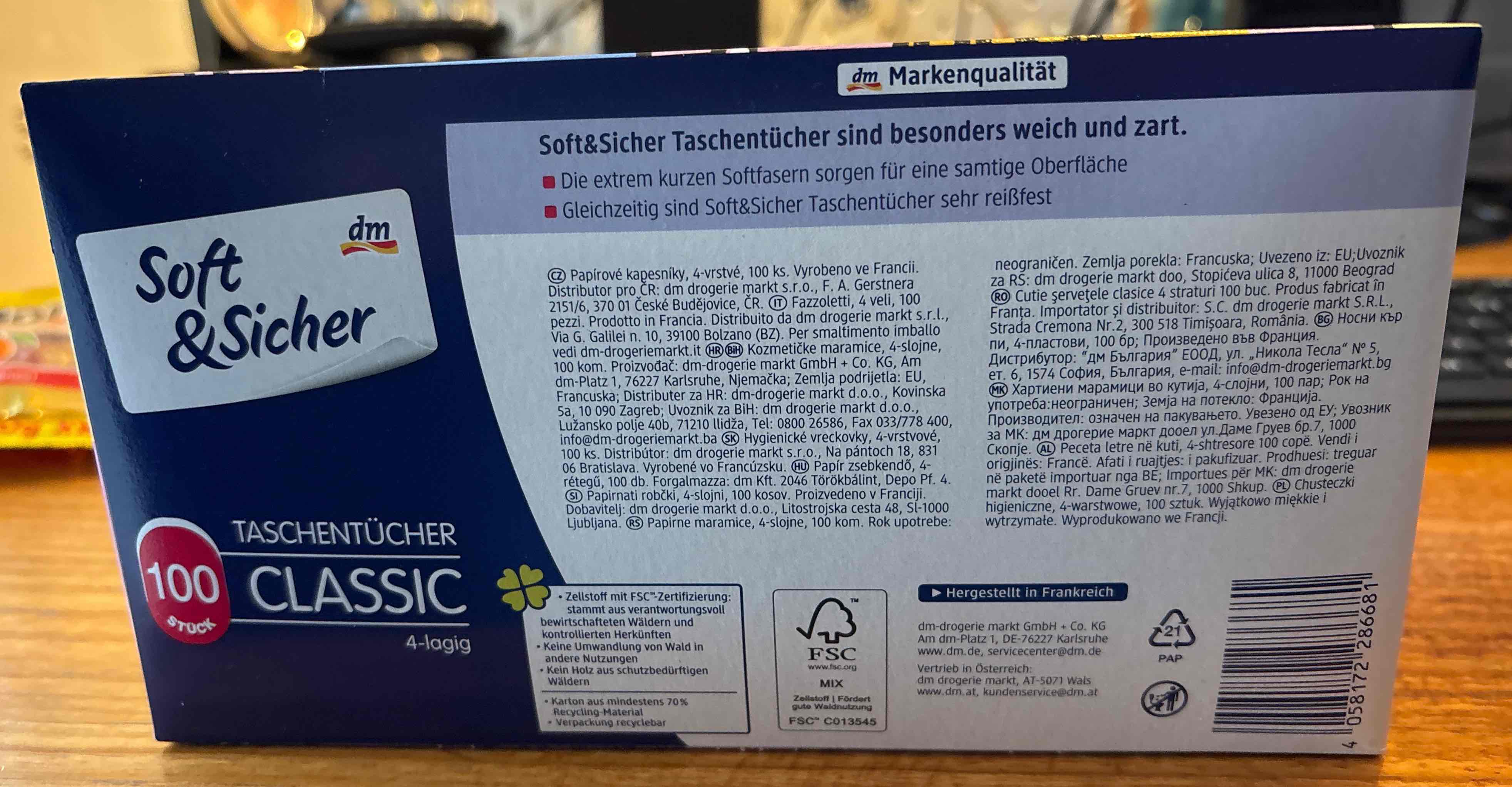 Taschentücher Box