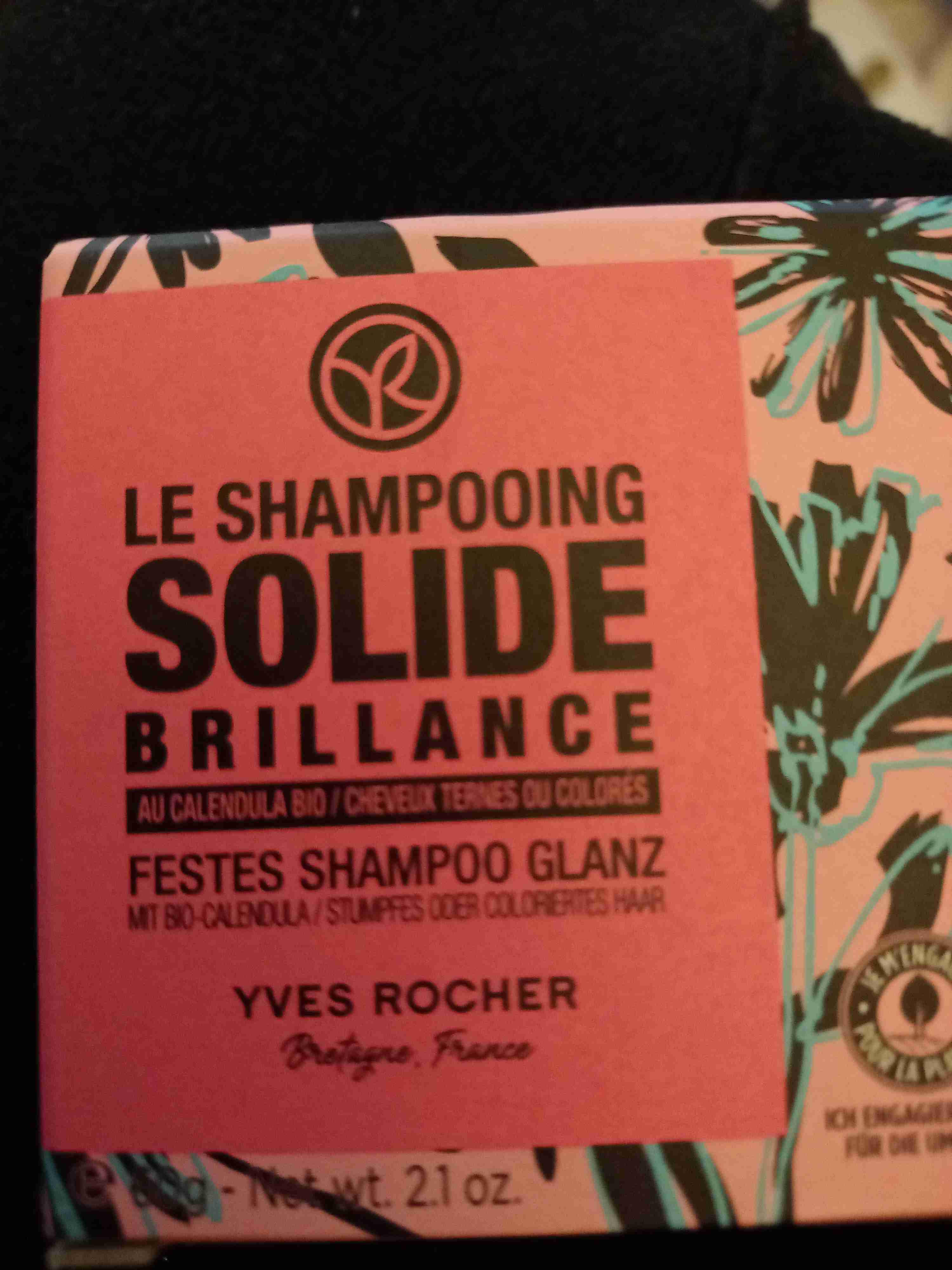 Shampoo solide brillance 