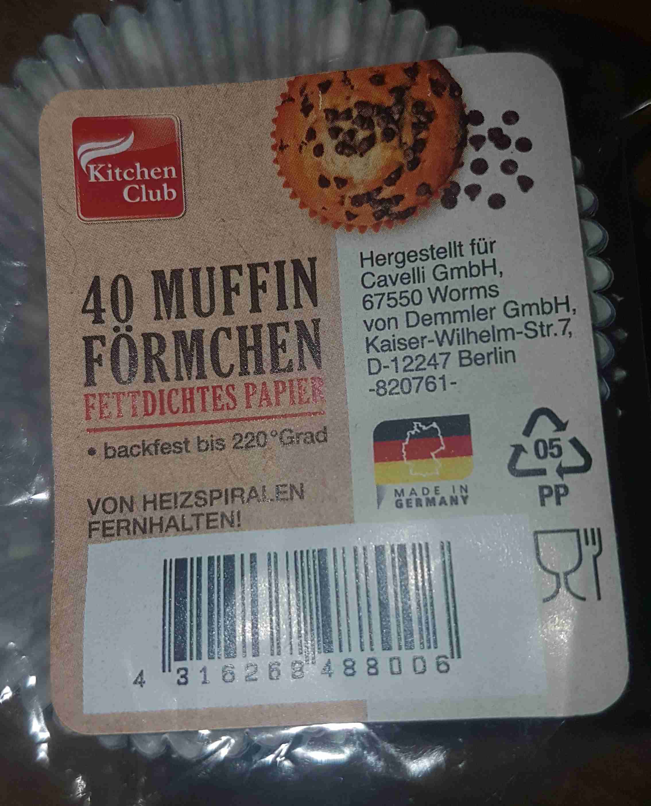 Muffin Förmchen