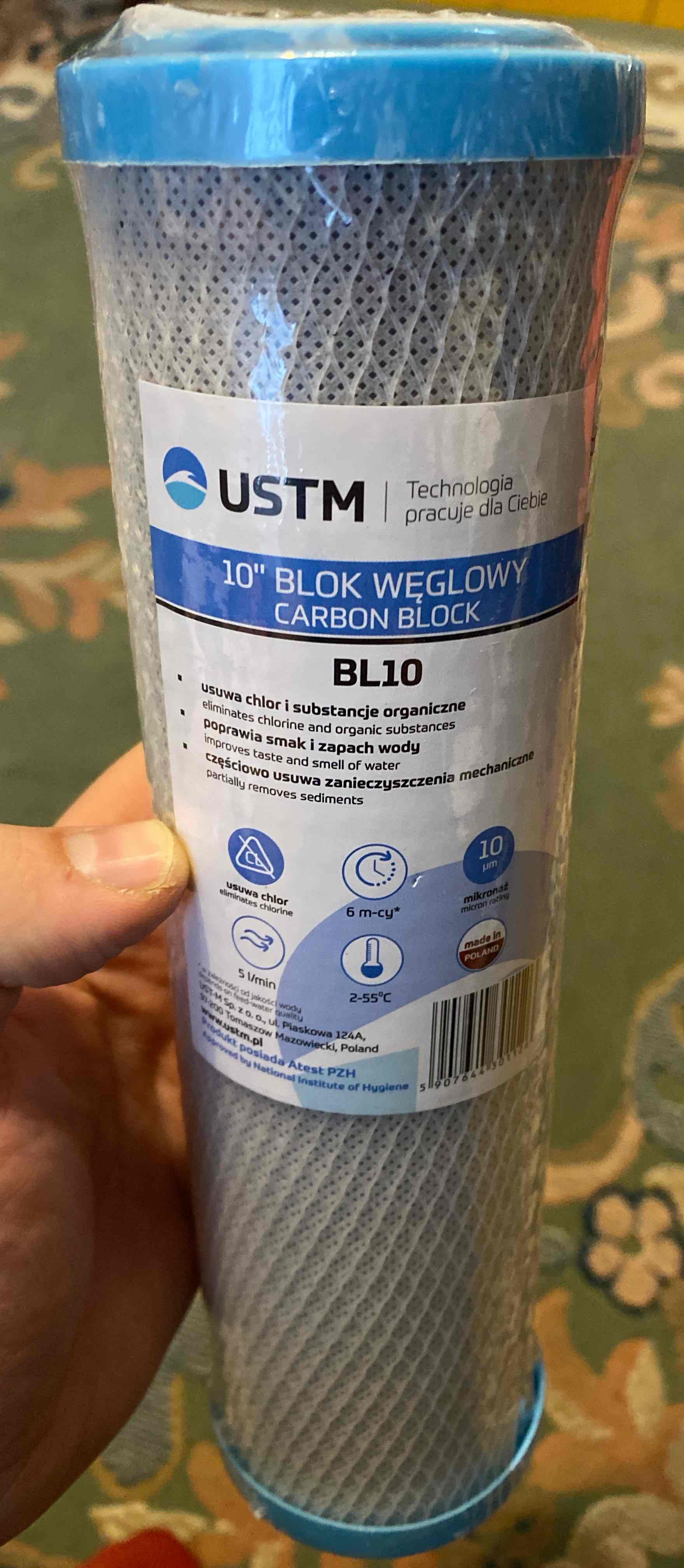 Filtr 10' blok węglowy BL10