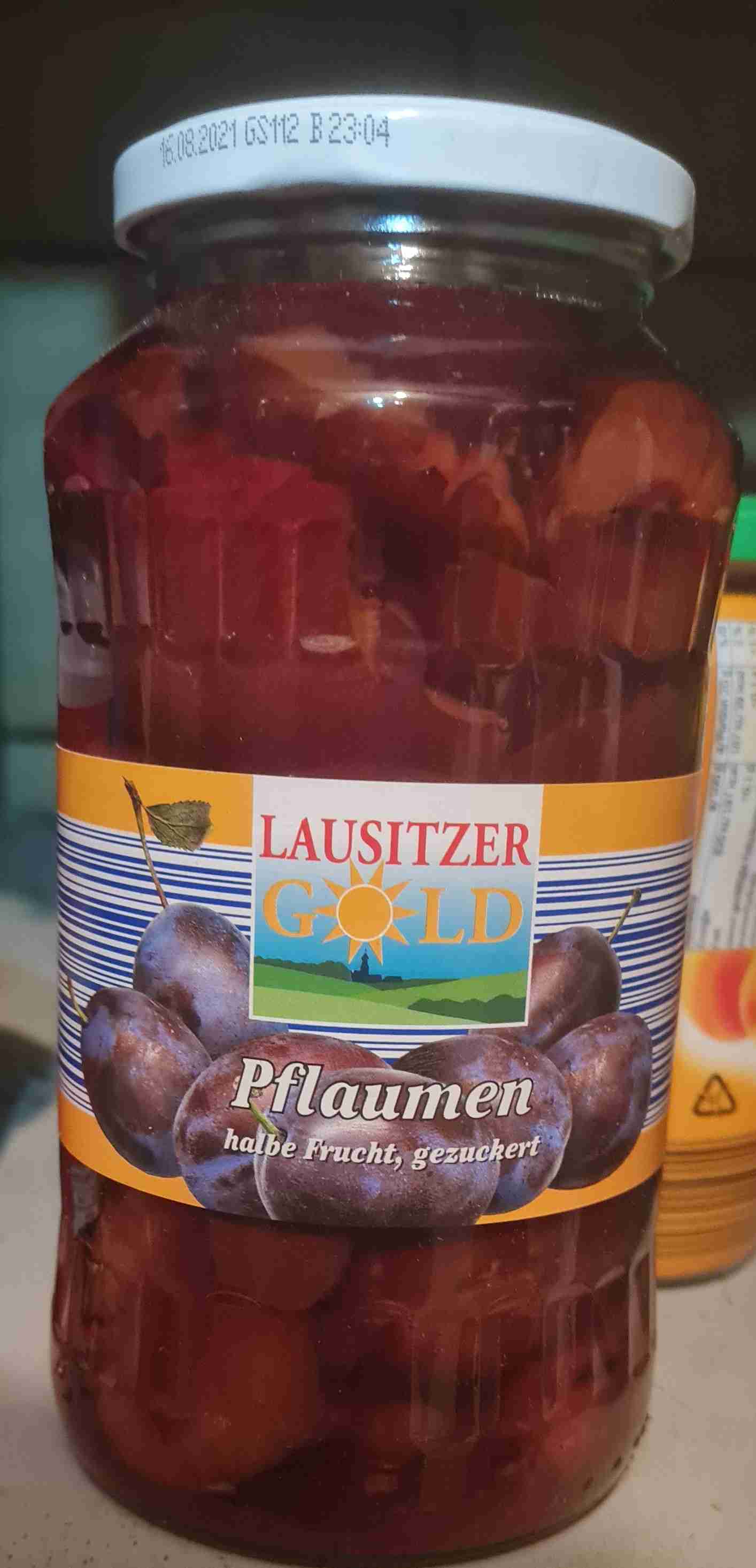 Pflaumen halbe Frucht gezuckert